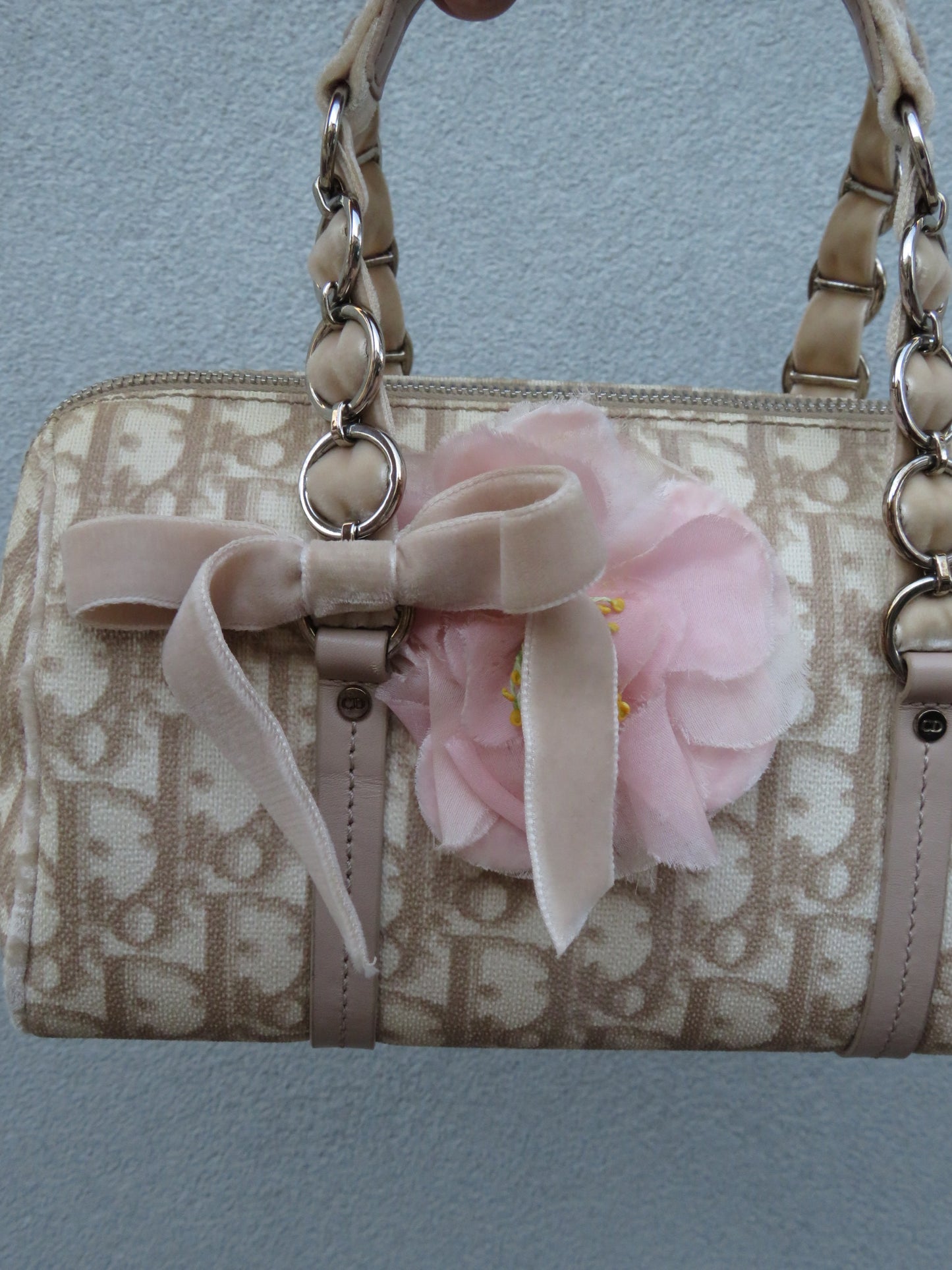 Authentic Dior “Diorissimo” Romantique Mini Barrel Bag