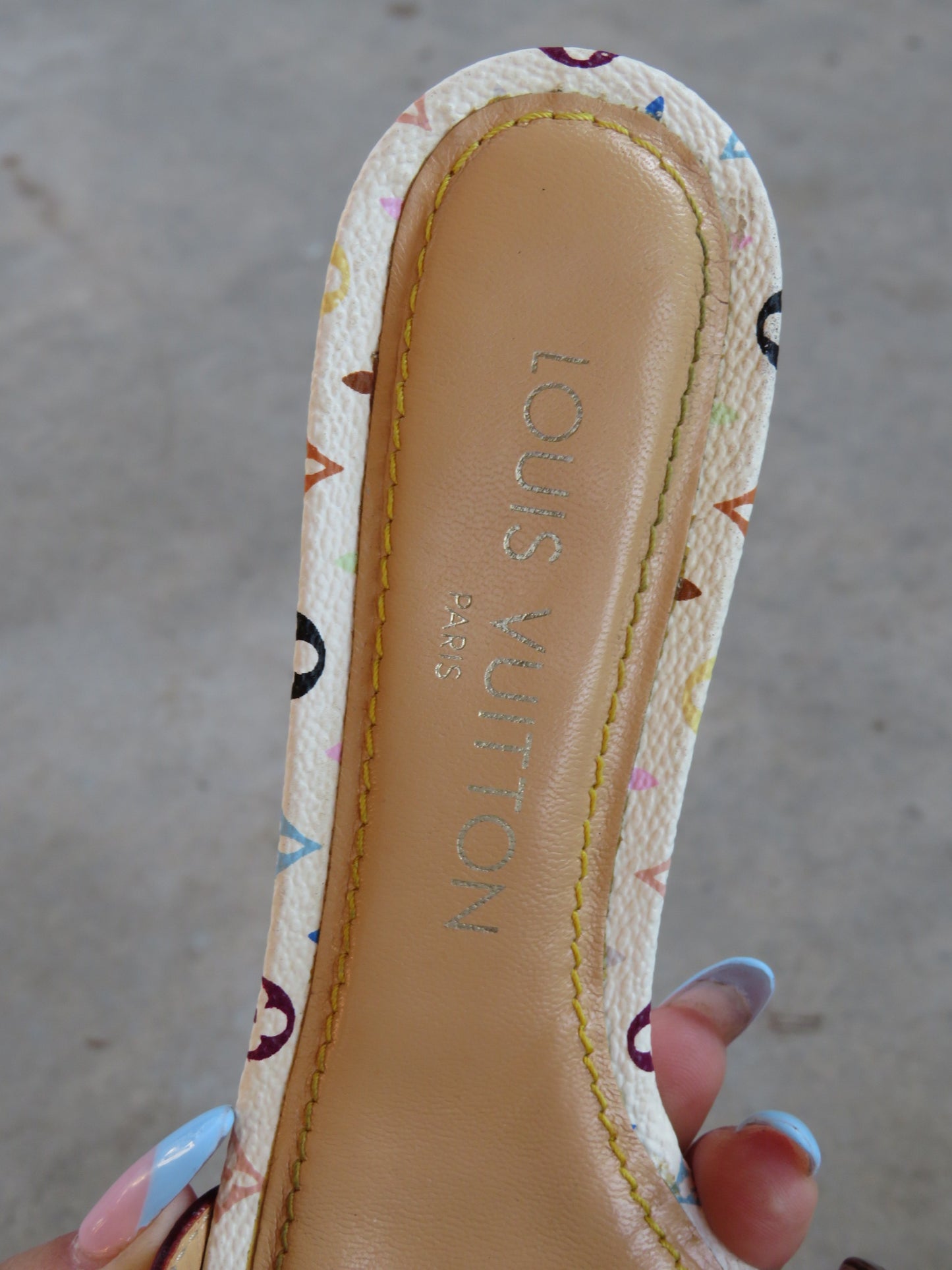 Authentic Louis Vuitton Murakami Kitten Heels