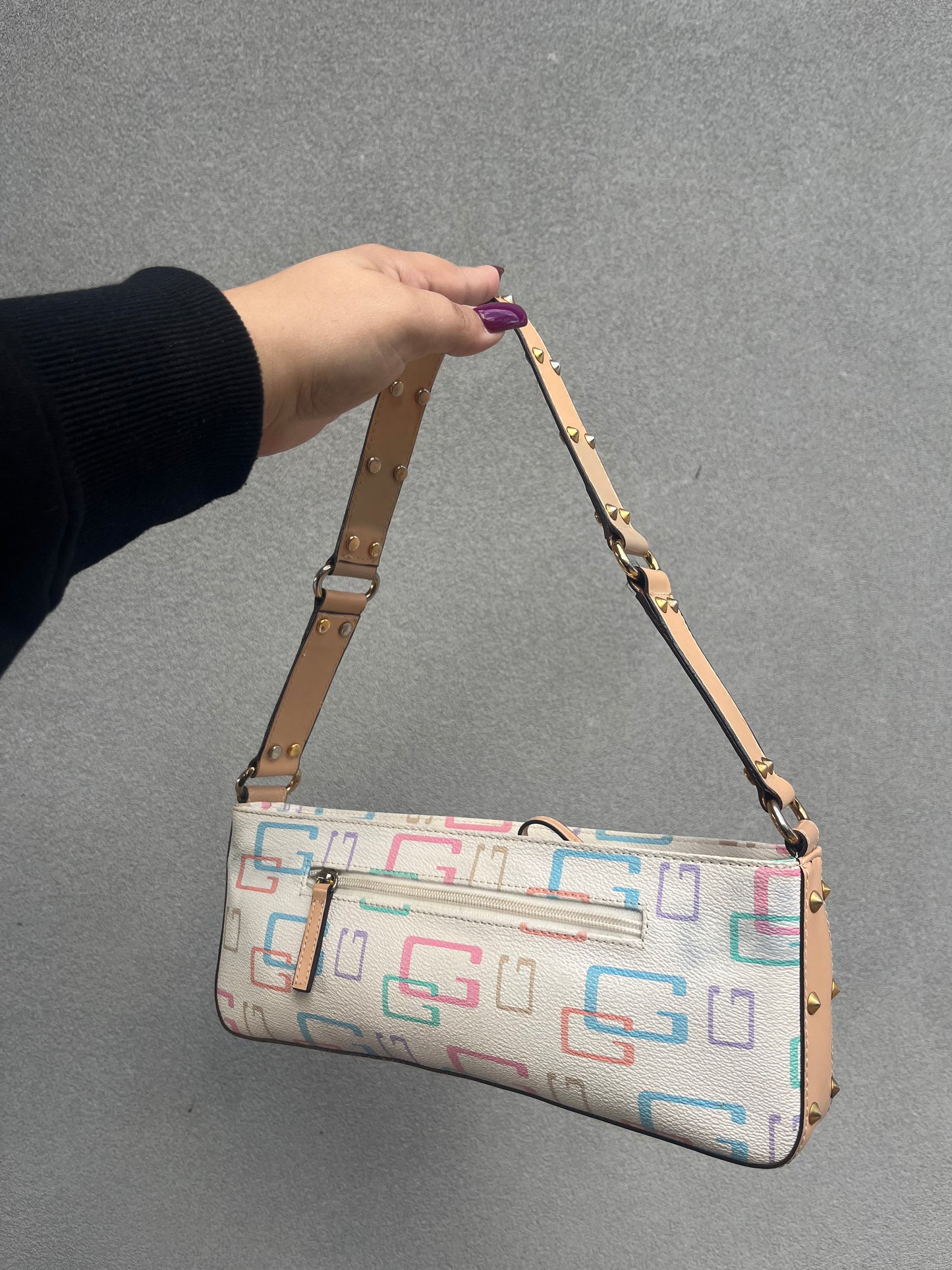 Multi-coloured Guess Monogram Bag