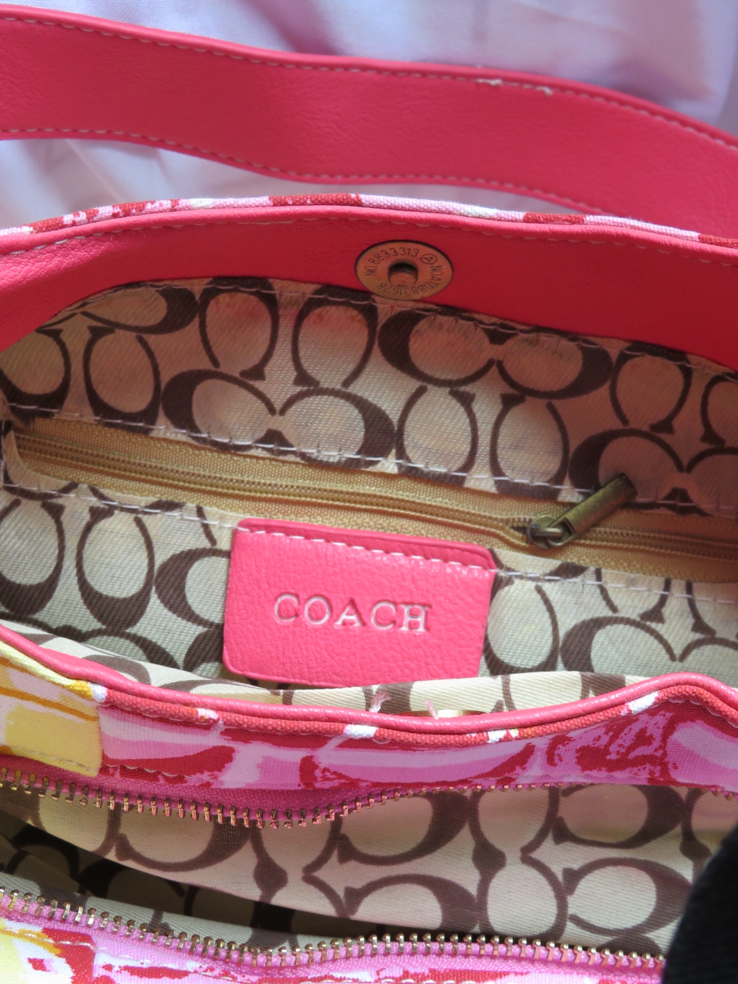 Vintage Pink Coach Bag