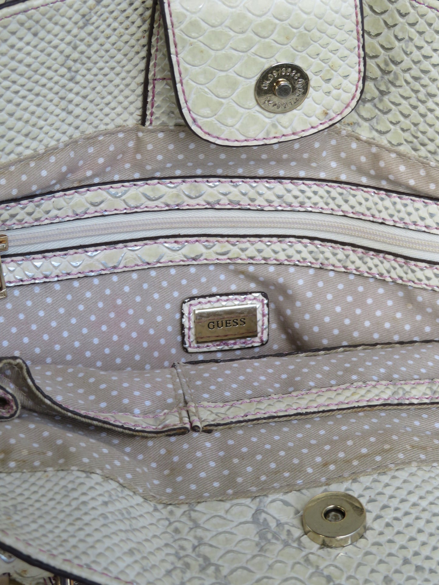 Vintage Monogram Guess Bag