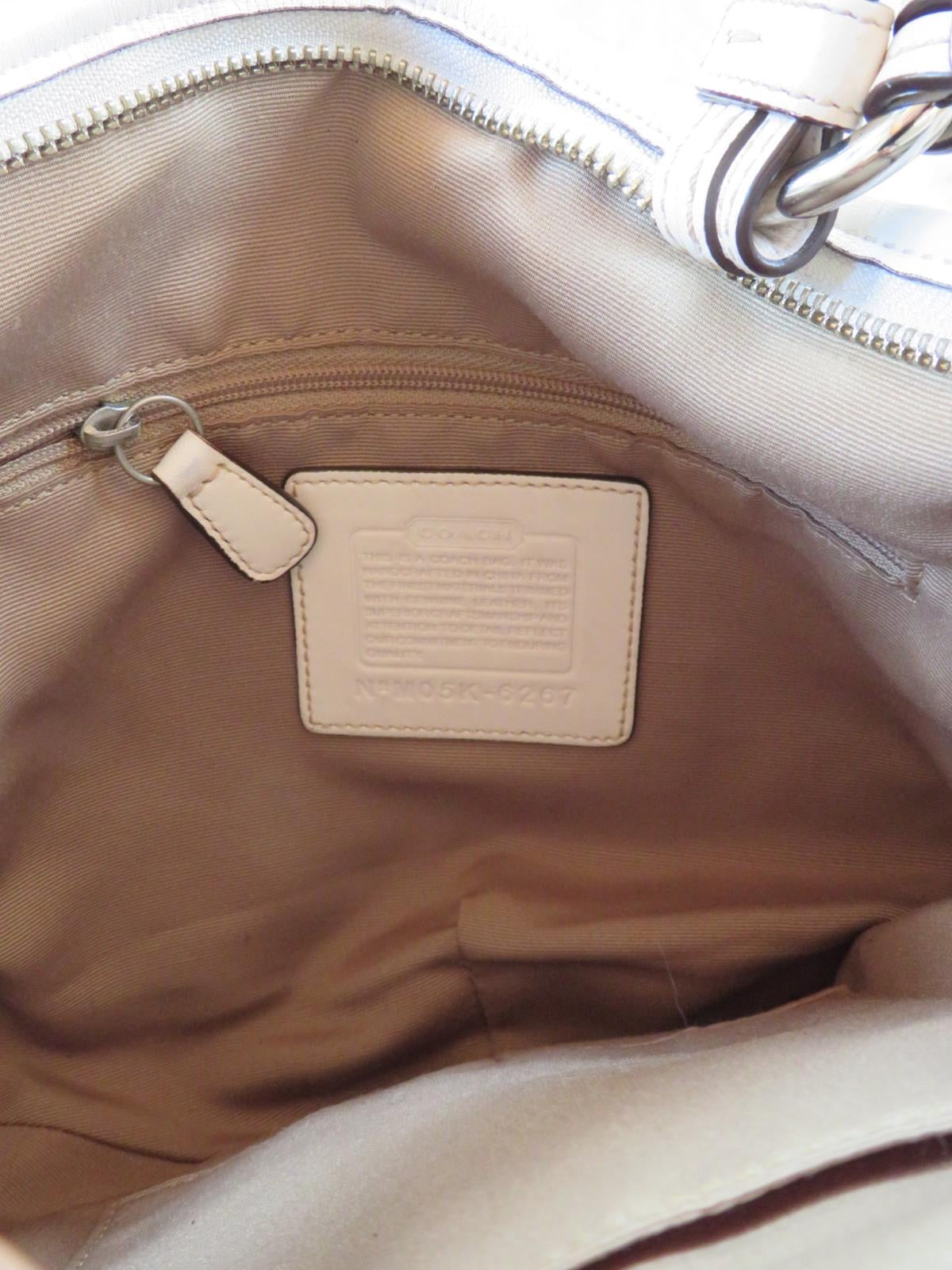 Coach Monogram Braided Bag