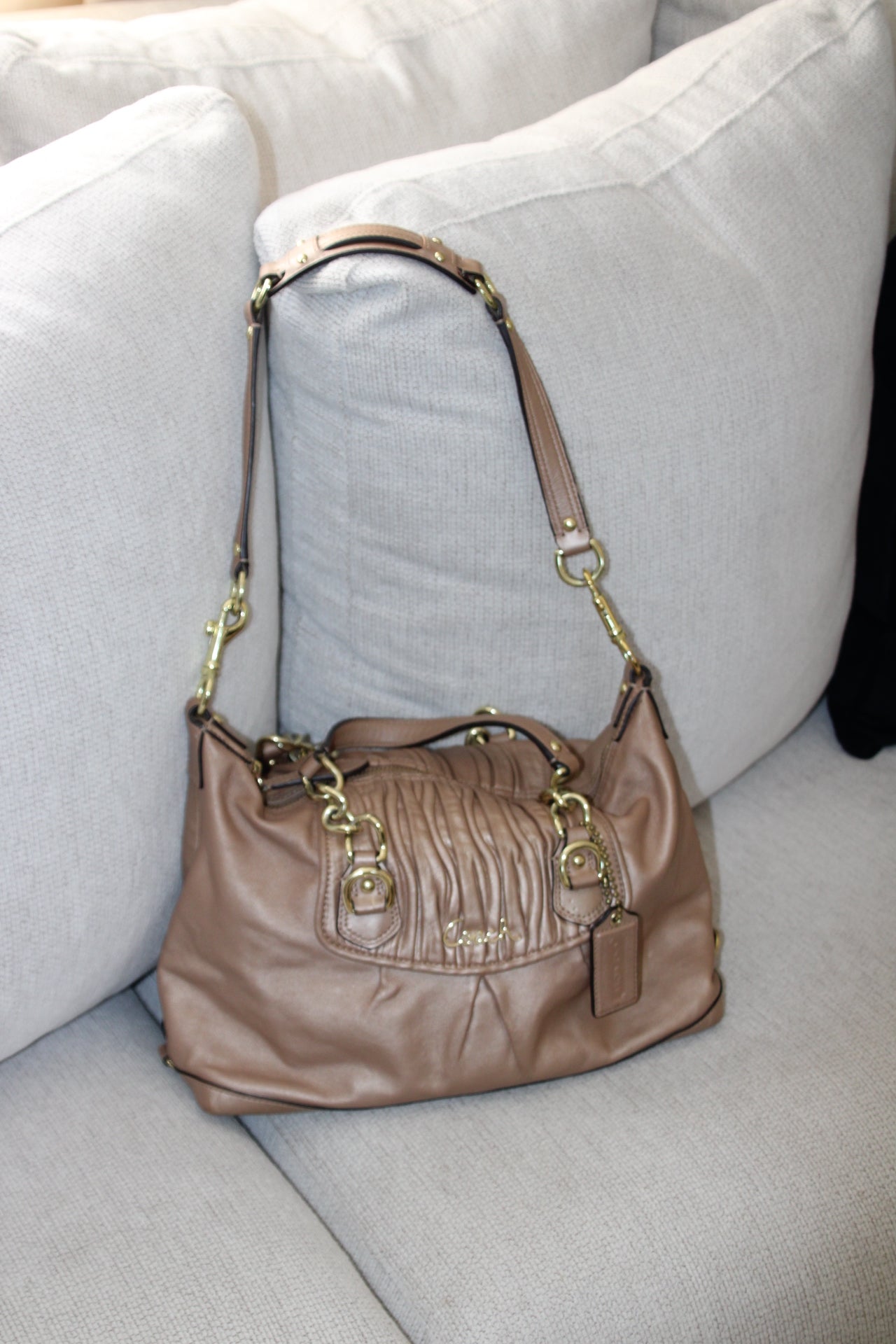 Coach Ashley Gathered Bag