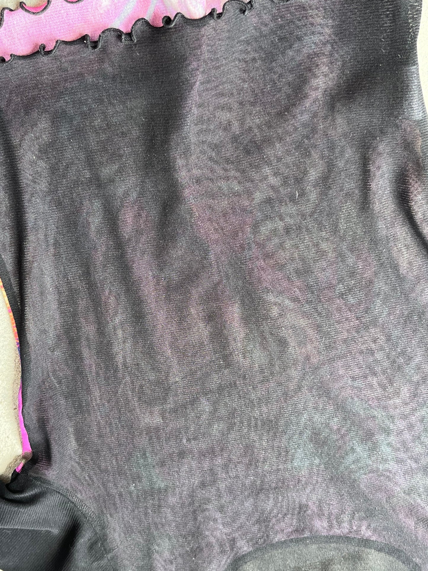 Guess Graphic Sheer Top