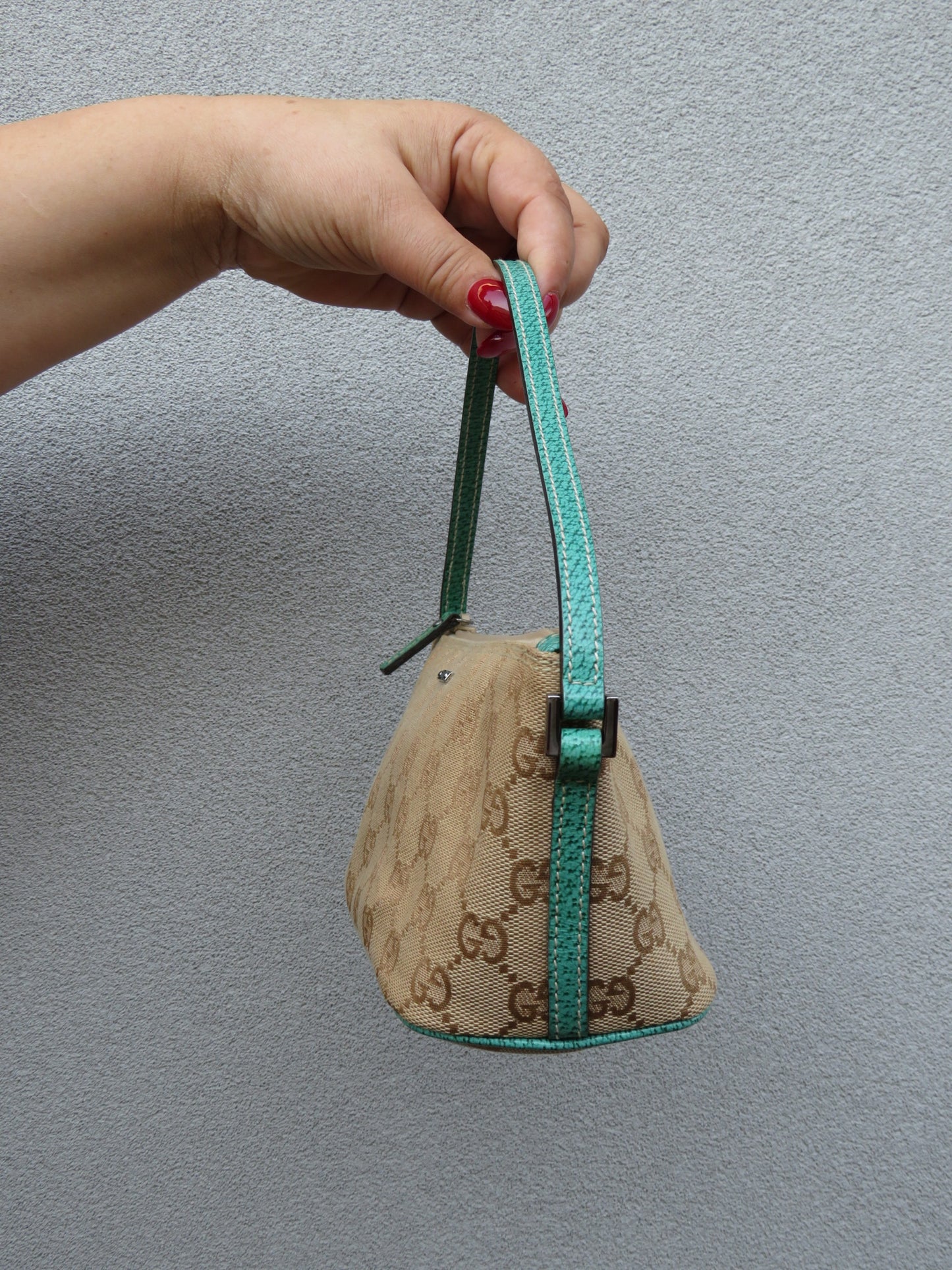 Authentic Gucci Monogram Mini Bag