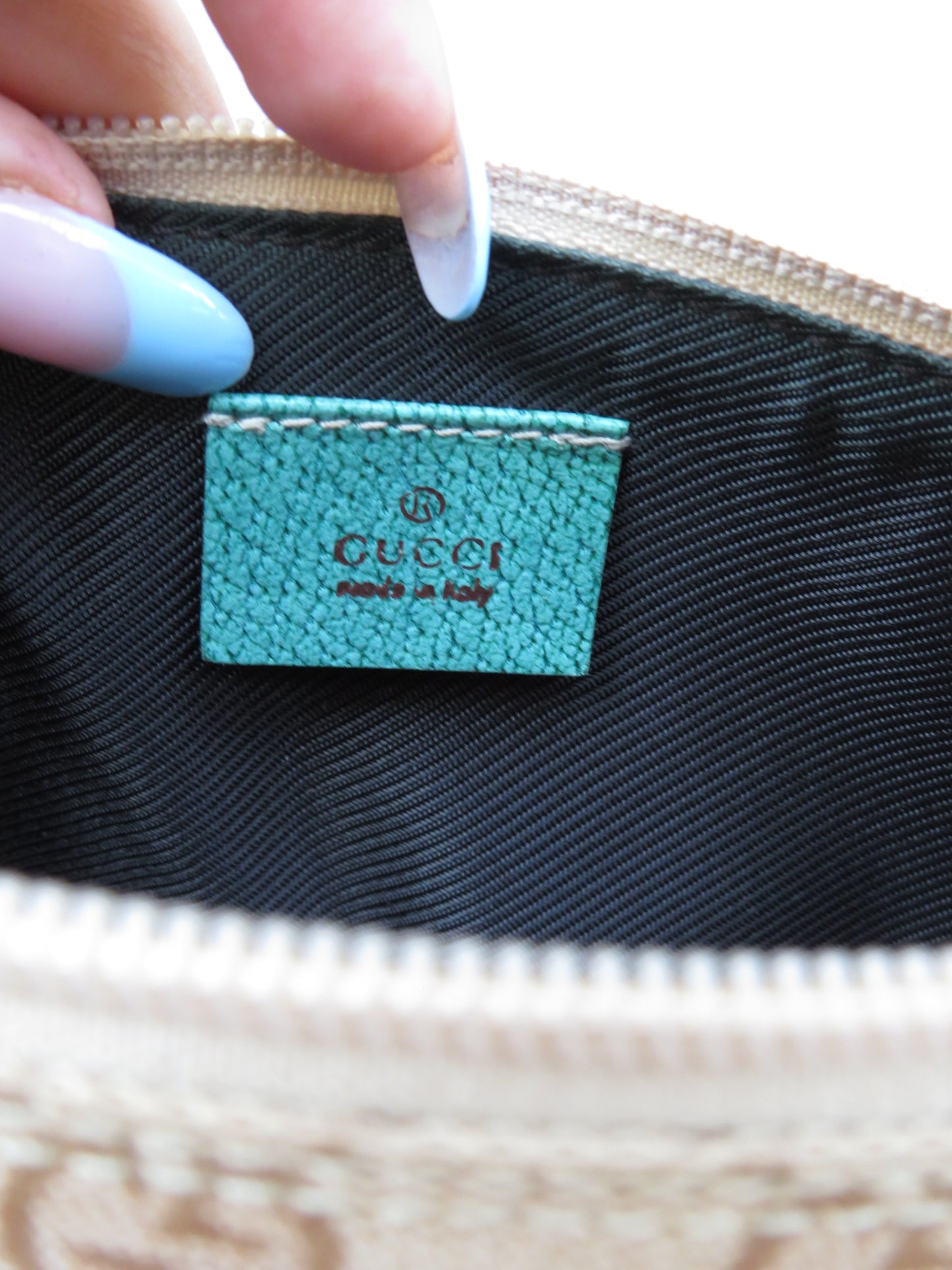 Authentic Gucci Monogram Mini Bag