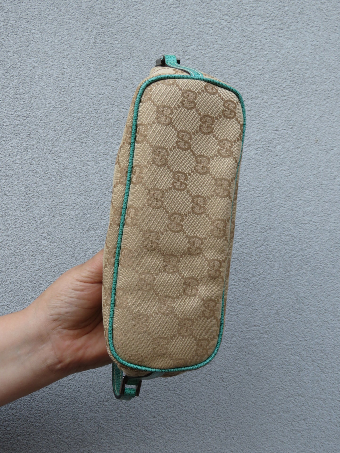 Authentic Gucci Monogram Mini Bag