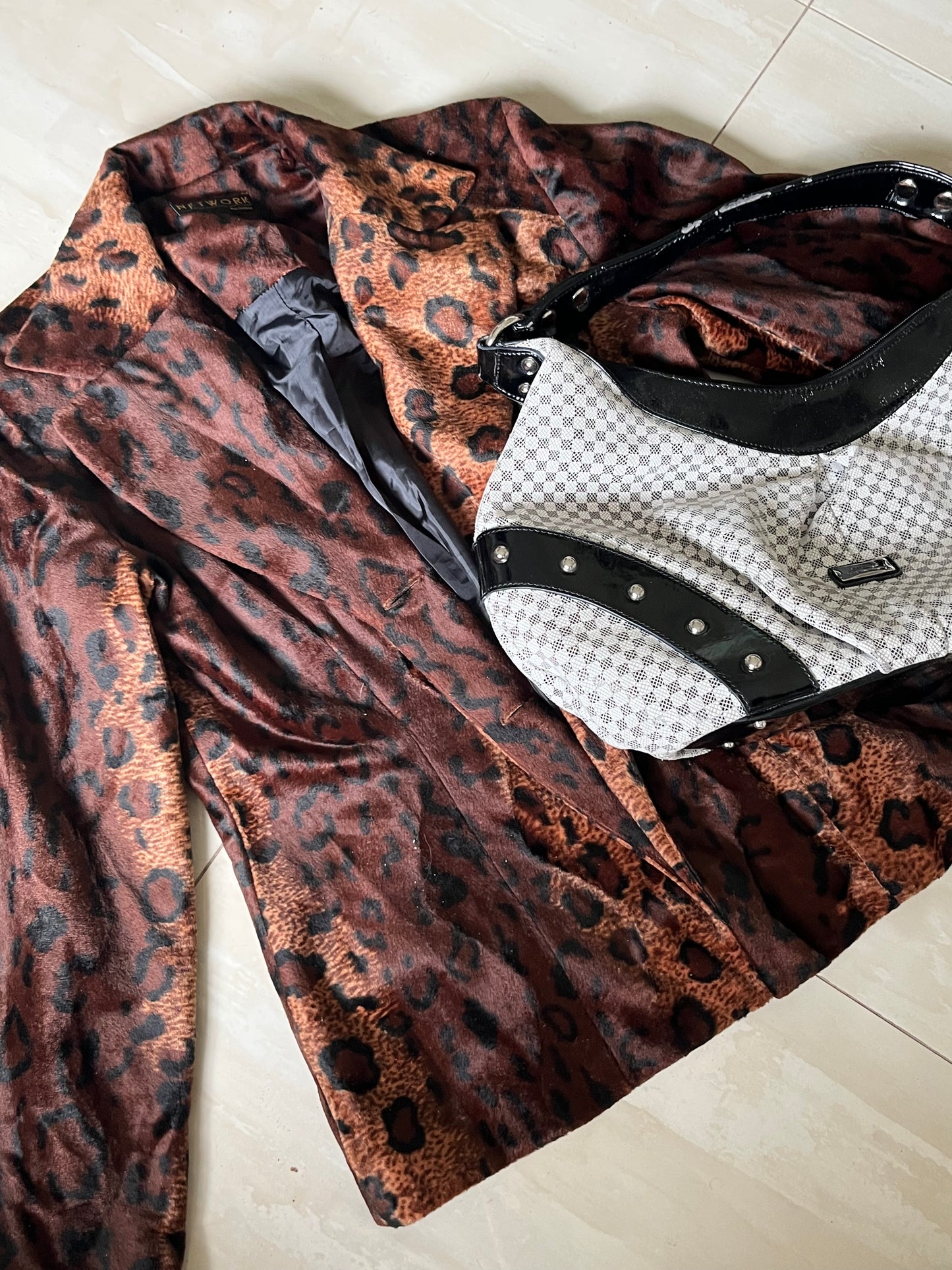 Velvet Leopard Blazer