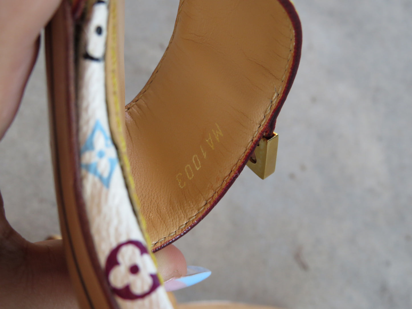 Authentic Louis Vuitton Murakami Kitten Heels