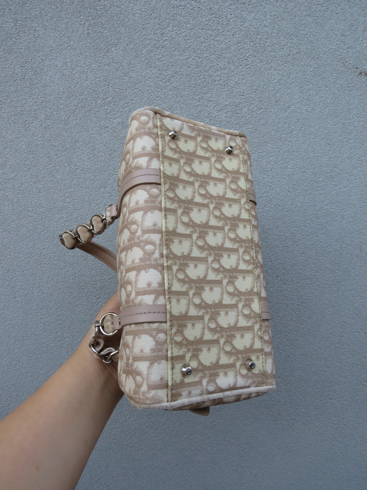 Authentic Dior “Diorissimo” Romantique Mini Barrel Bag