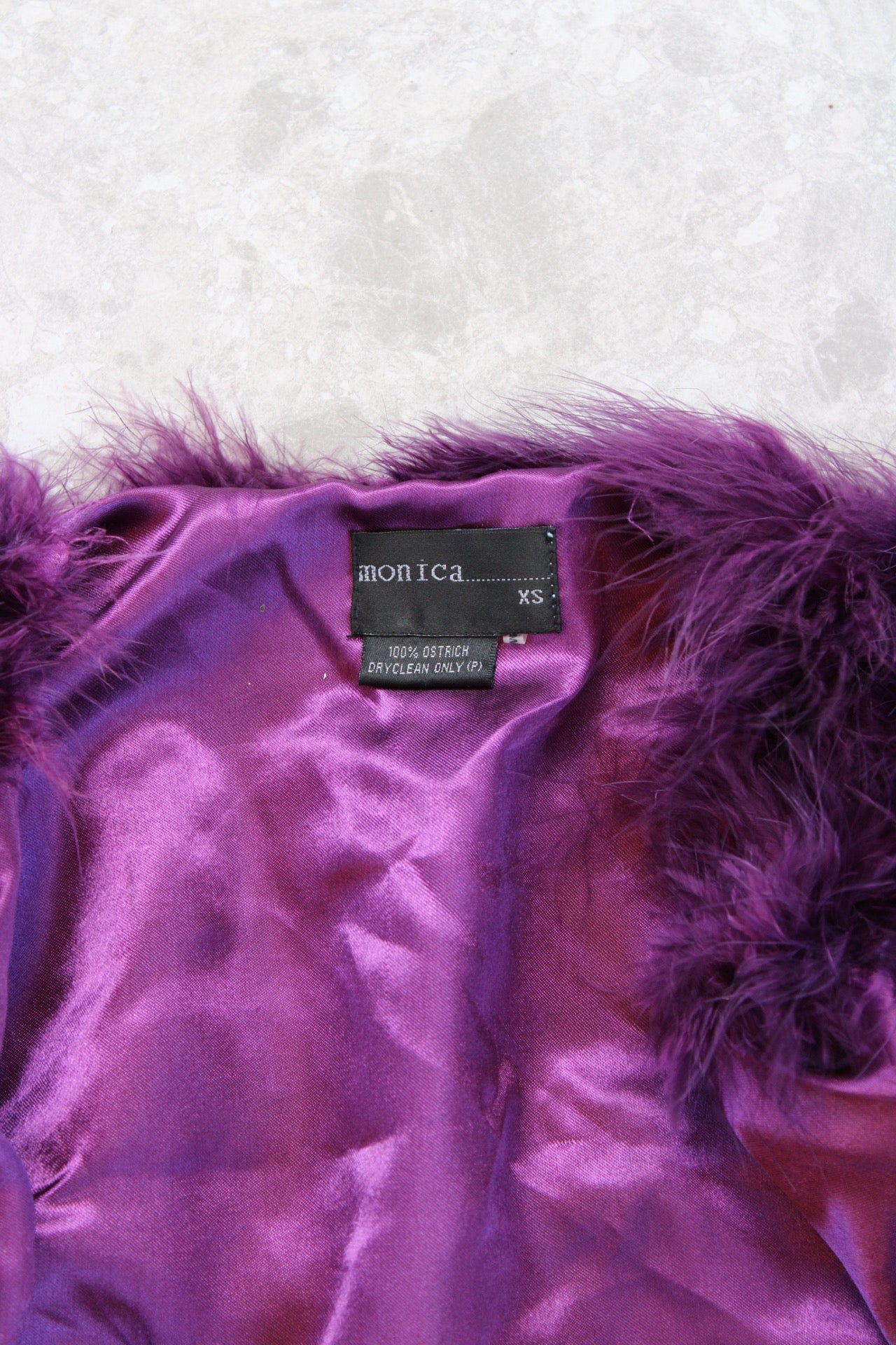 REAL Ostrich Feather Vest