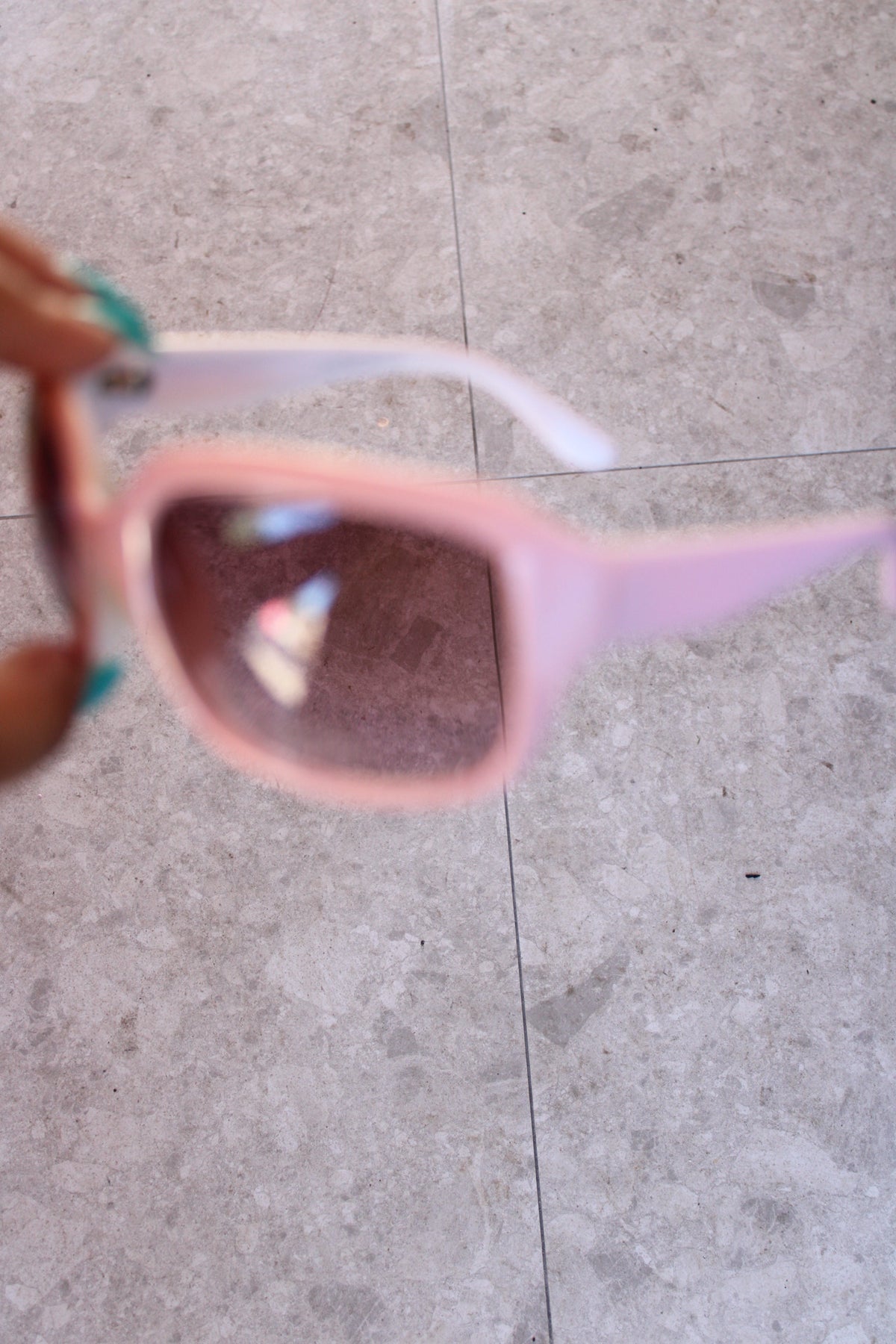 Oversized baby Pink Sunglasses