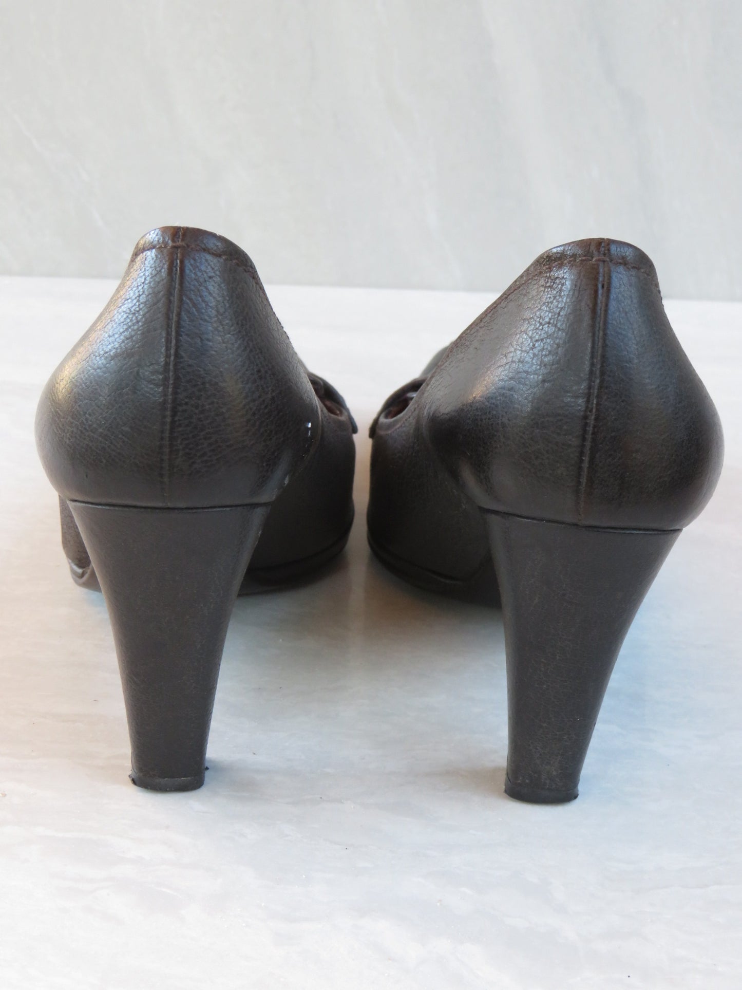 Prada Brown heeled Loafers