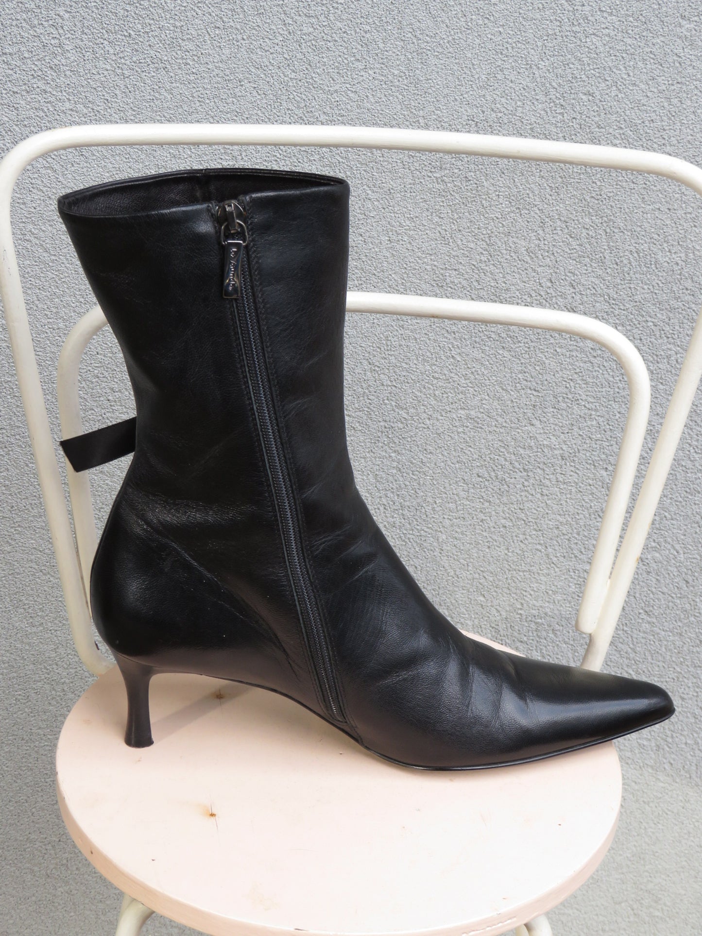 Bow Kitten Ankle Boots