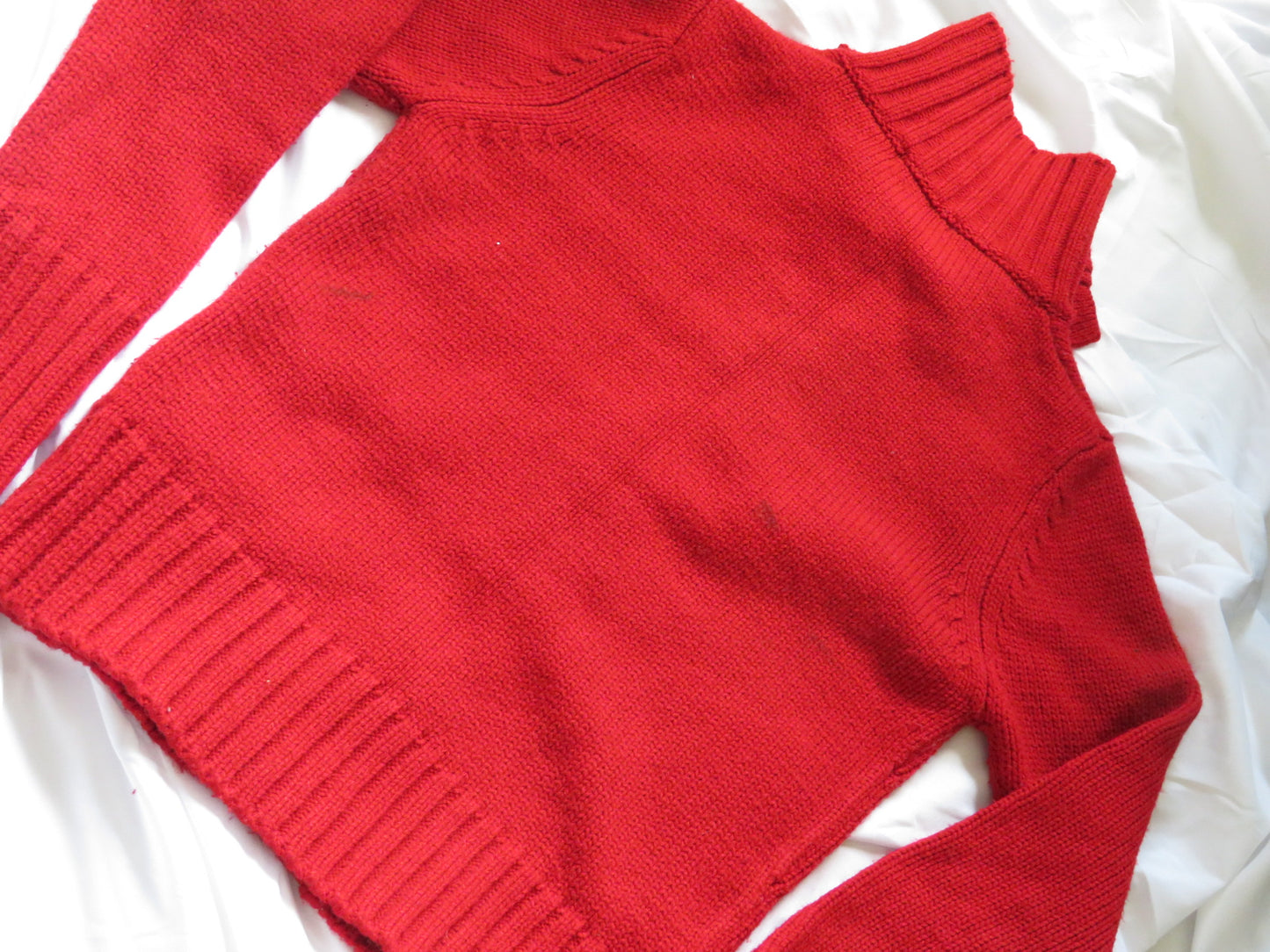 Red Knitted Sweater