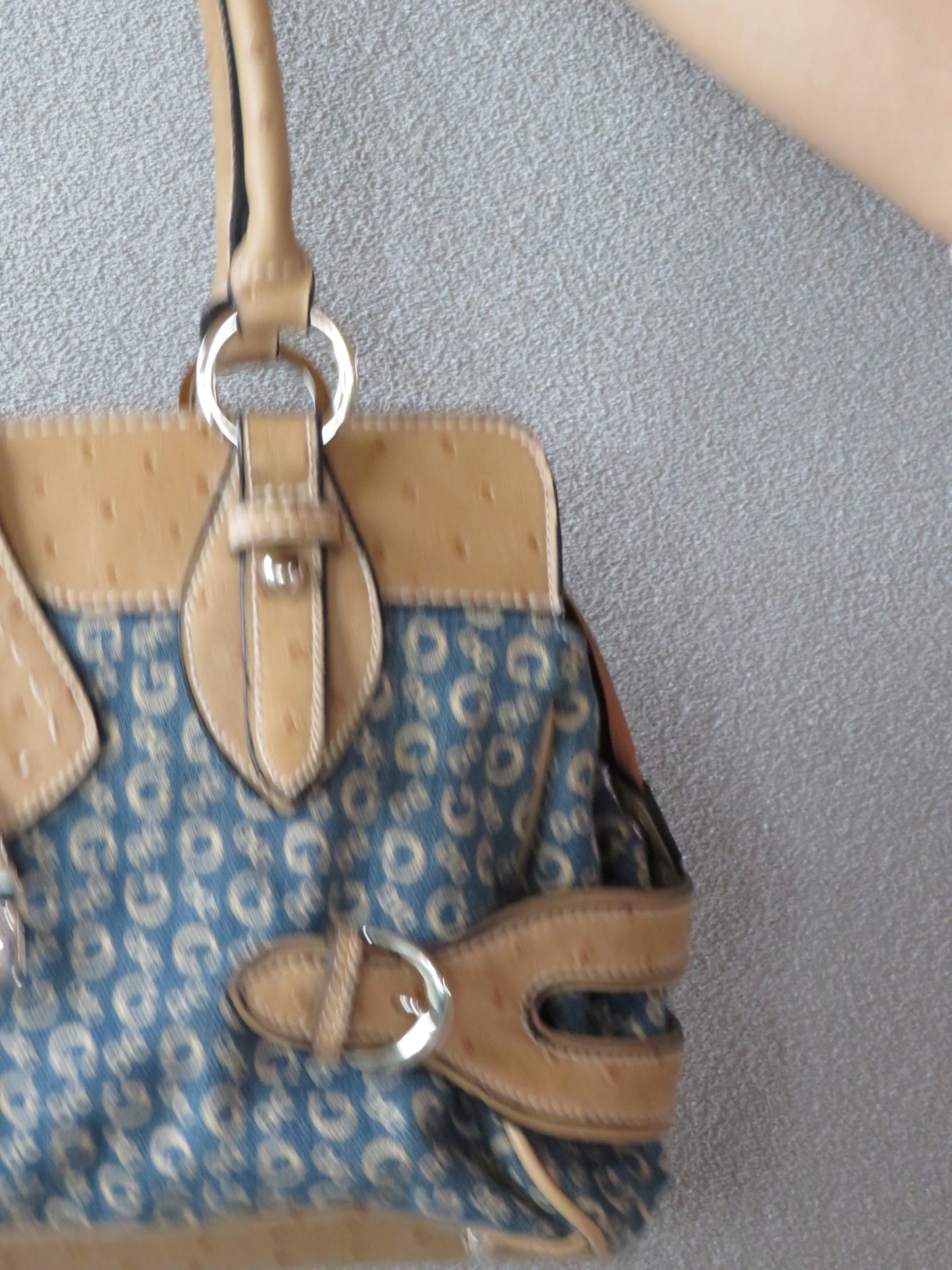 Monogram Guess Denim Bag