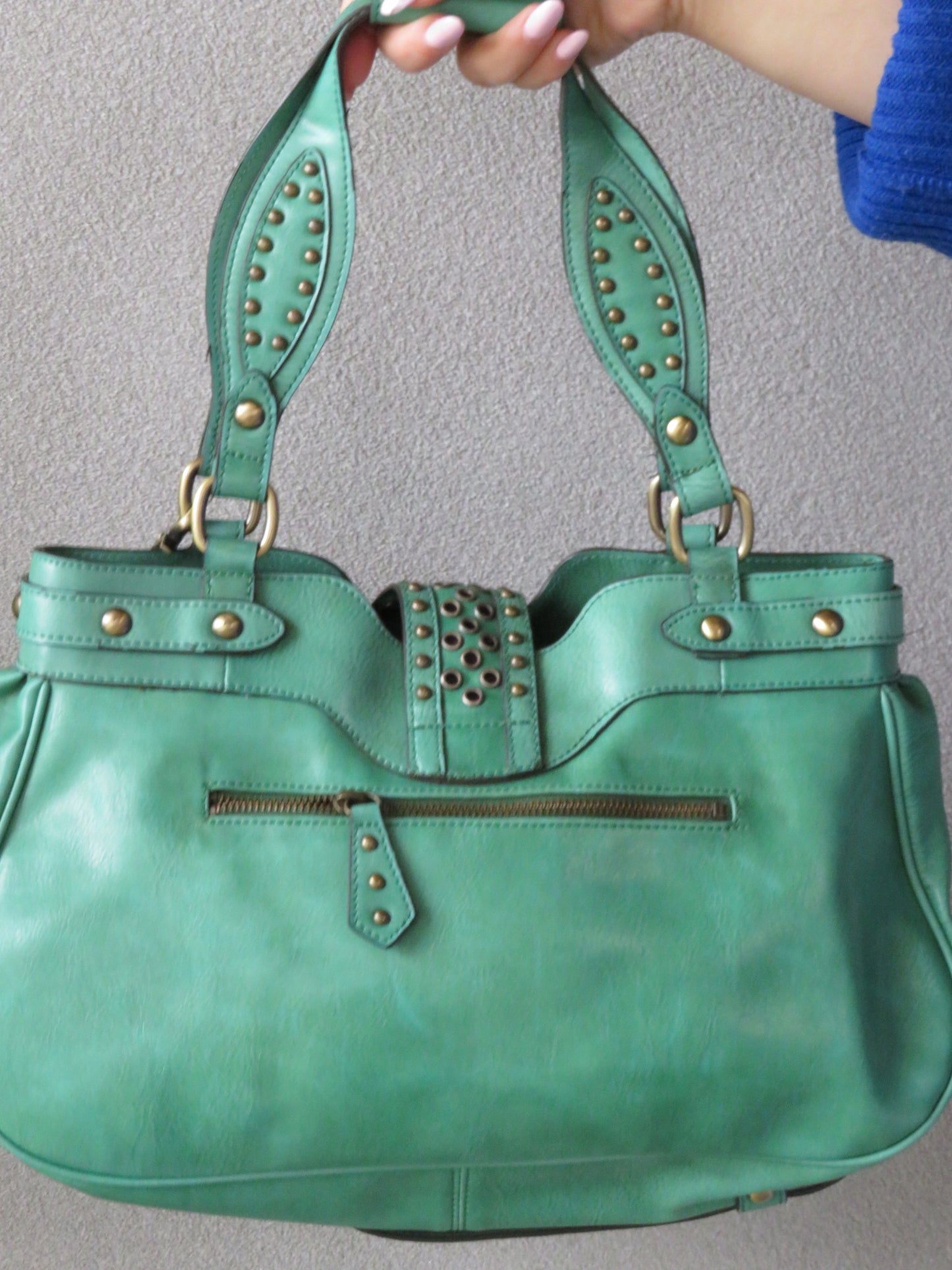 Turquoise Guess Bag