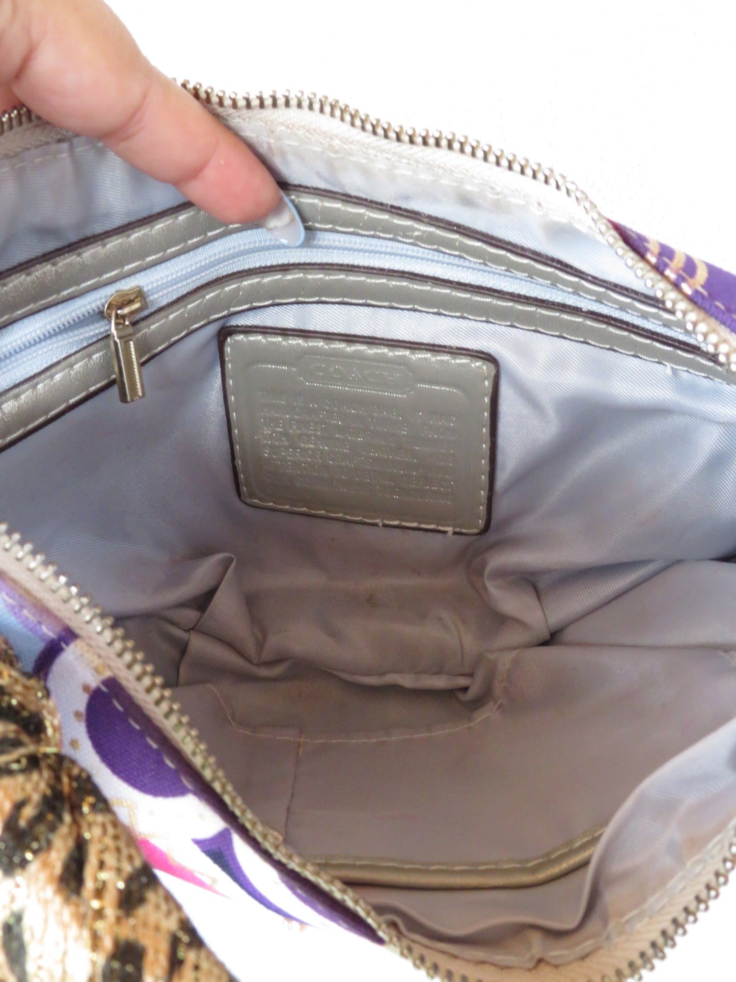 RARE Coach Poppy Graffiti Bag