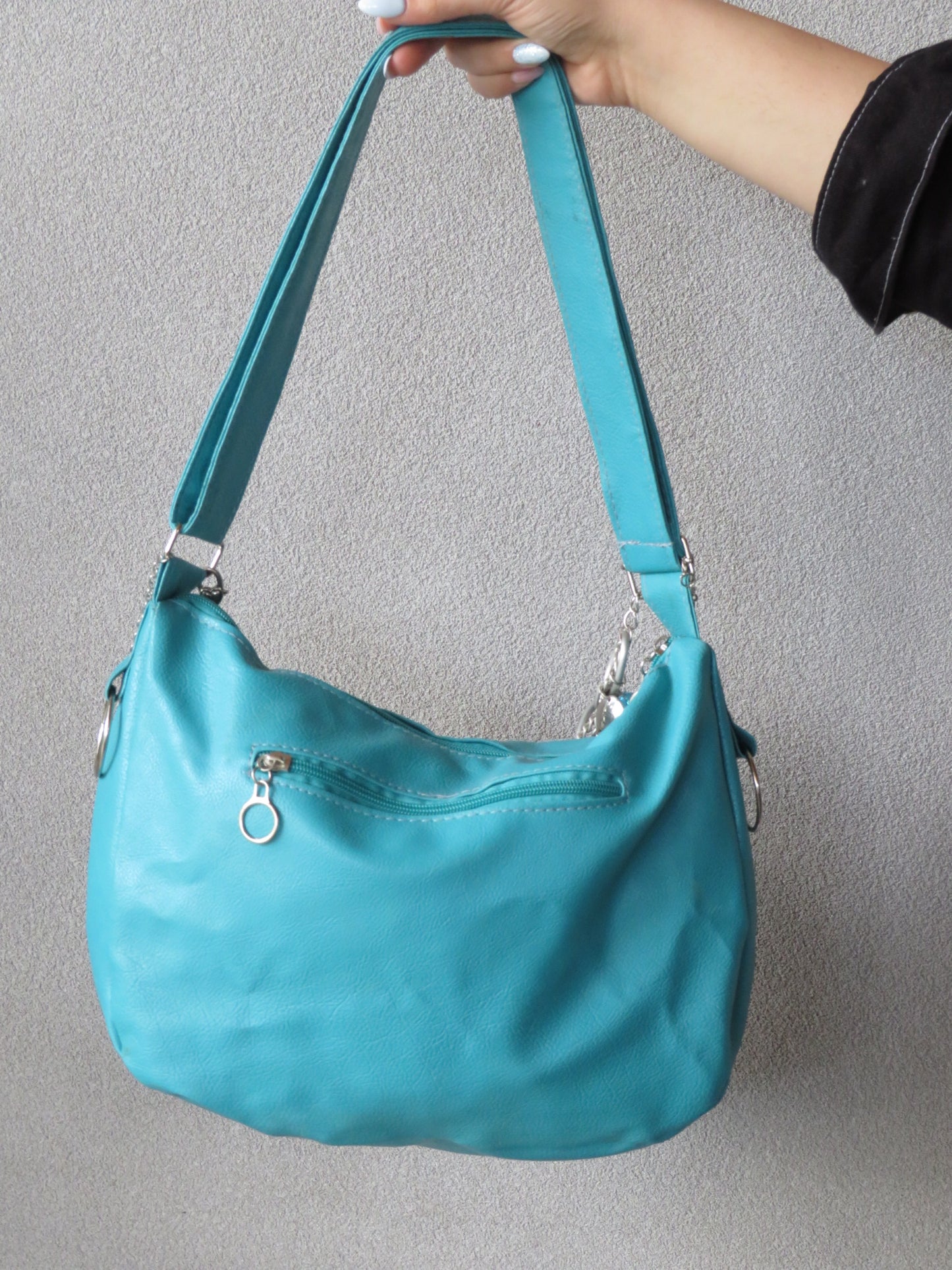 Turquoise Blue Chain Bag