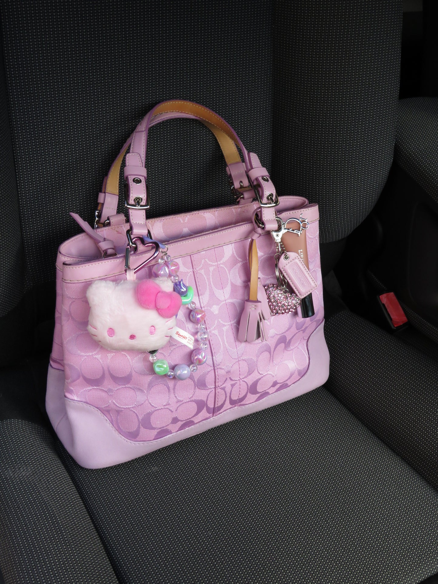 RARE Pink Coach Monogram Bag