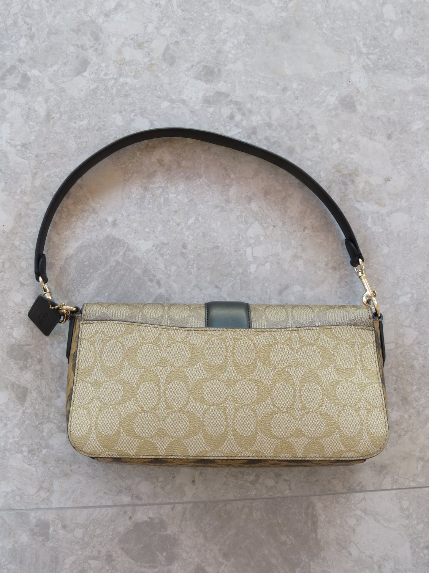 Coach Tabby Signature Saddle Bag