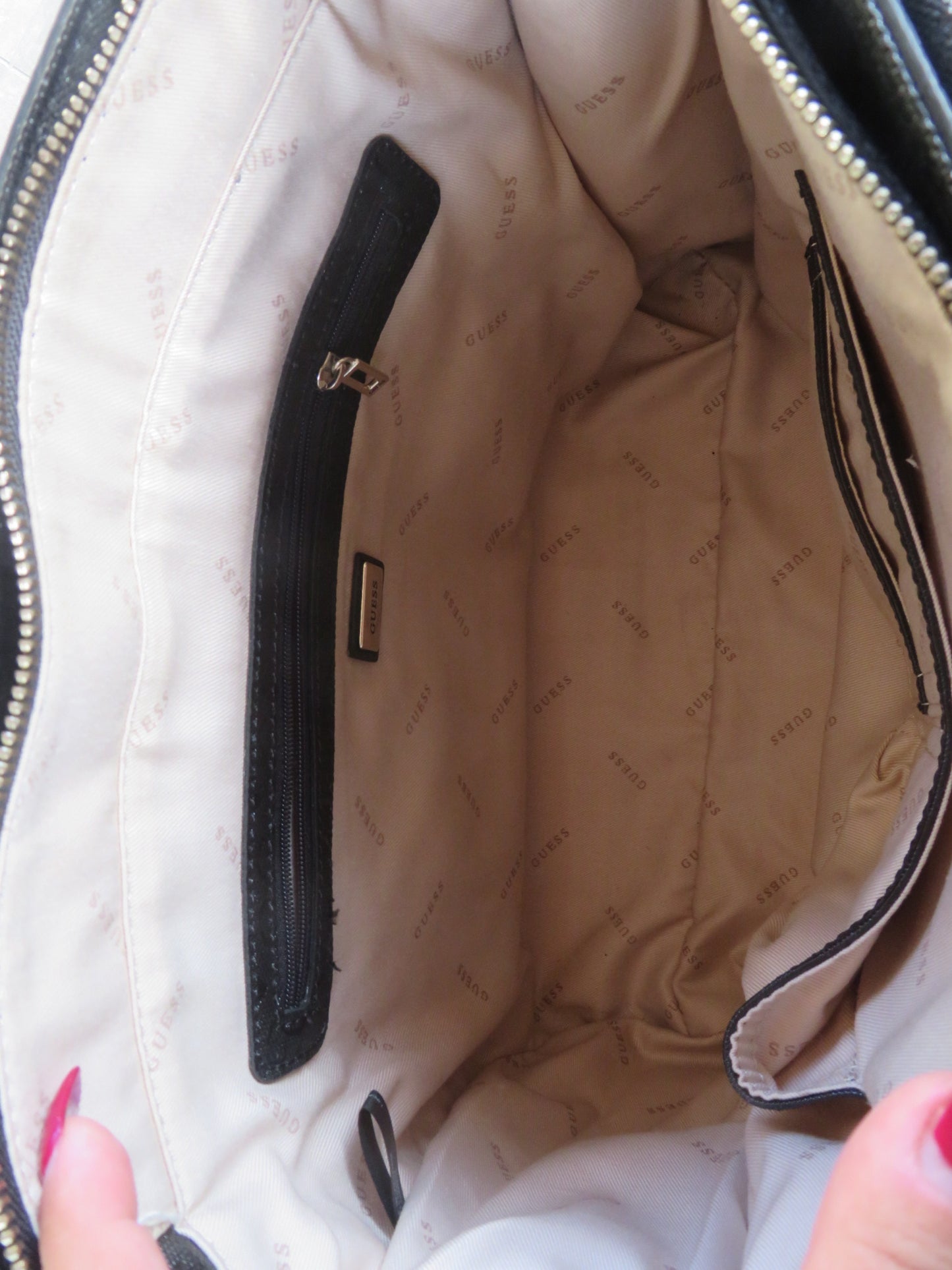 Guess textured Tote Bag