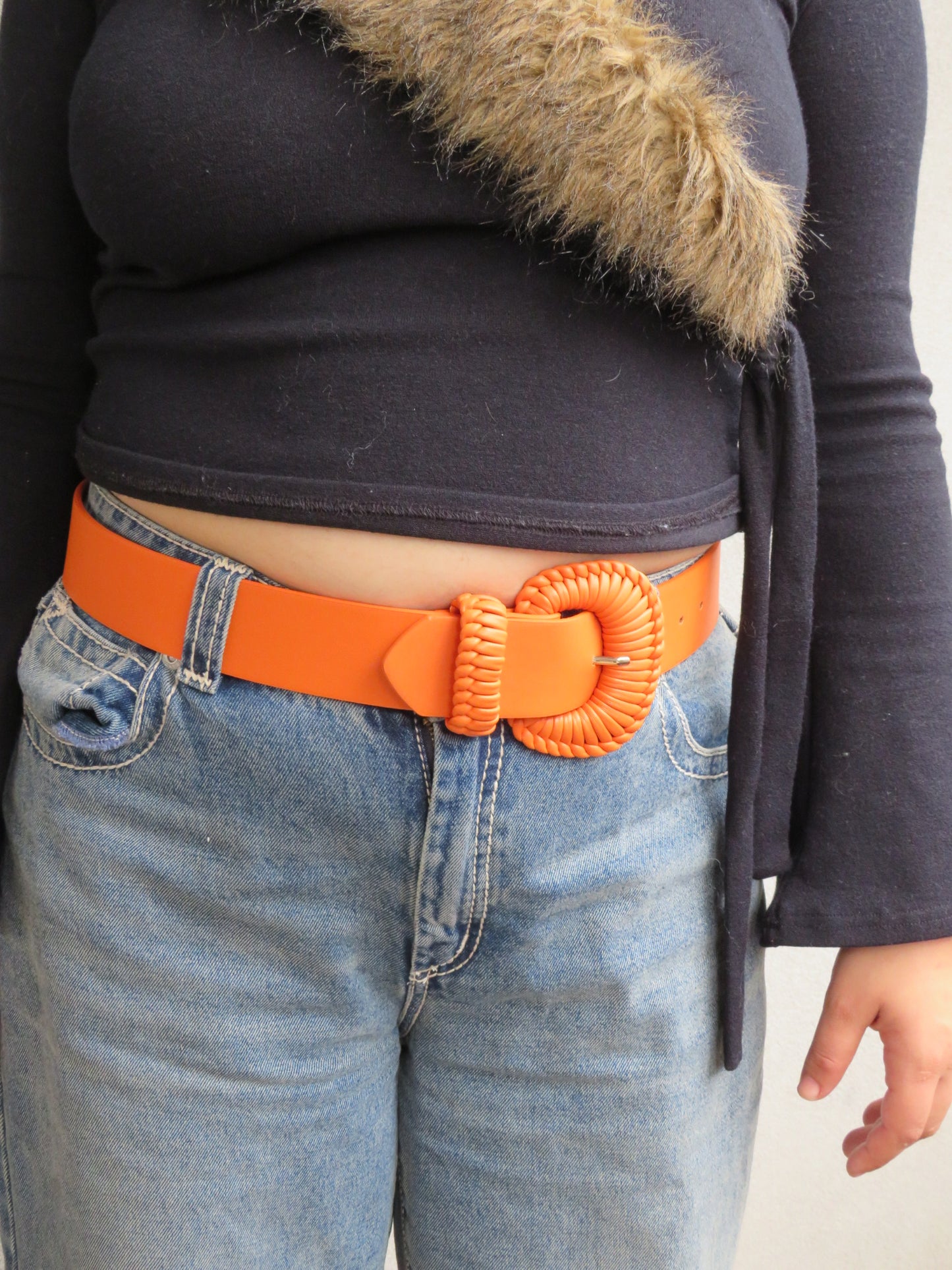 Faux Leather Belt