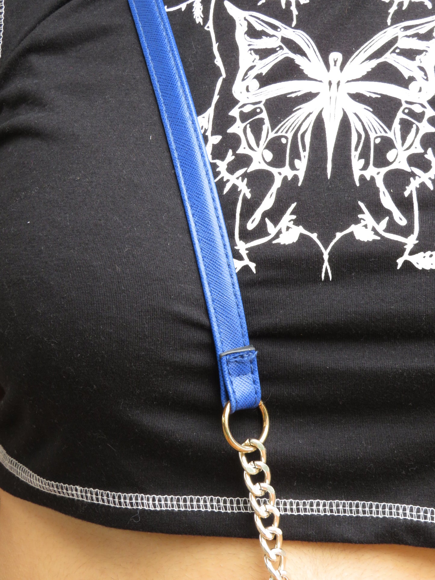 Two Blue CrossBody Bag