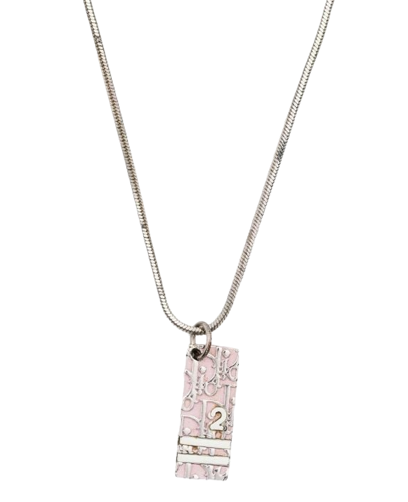 Monogram Dior NO.2 Pink Necklace