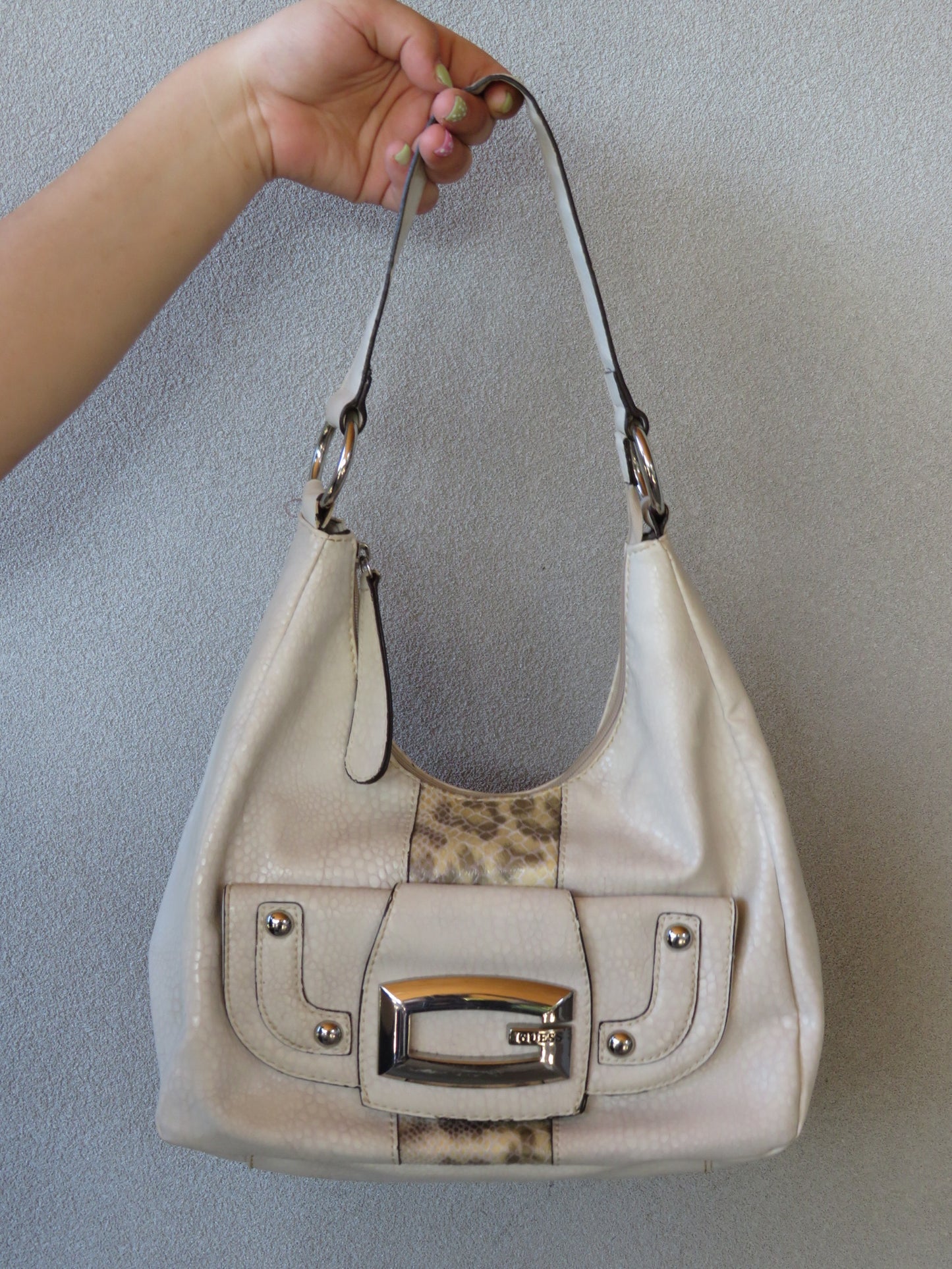 Guess White Bag