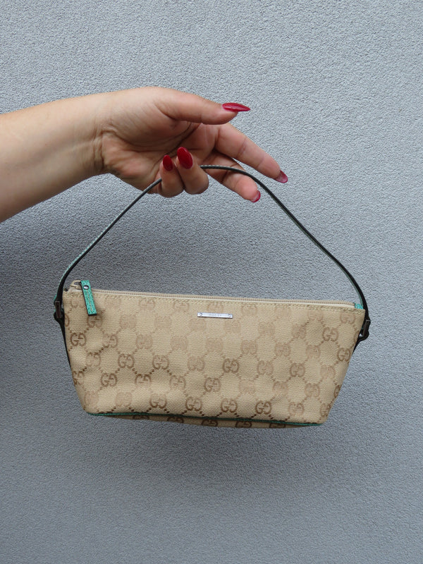 Authentic Gucci Monogram Mini Bag