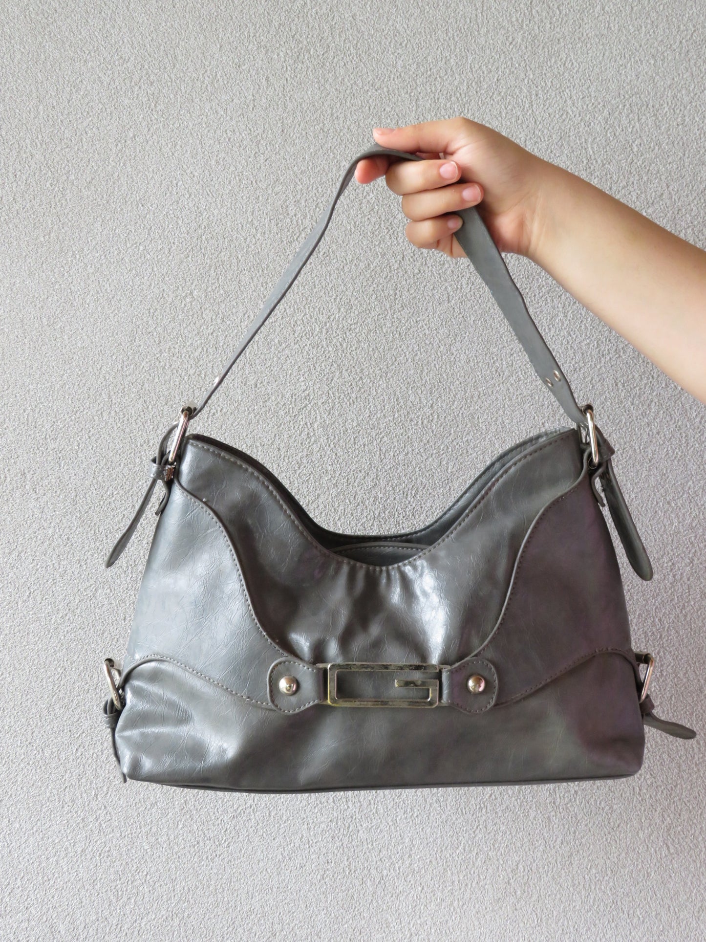 Grey G Bag