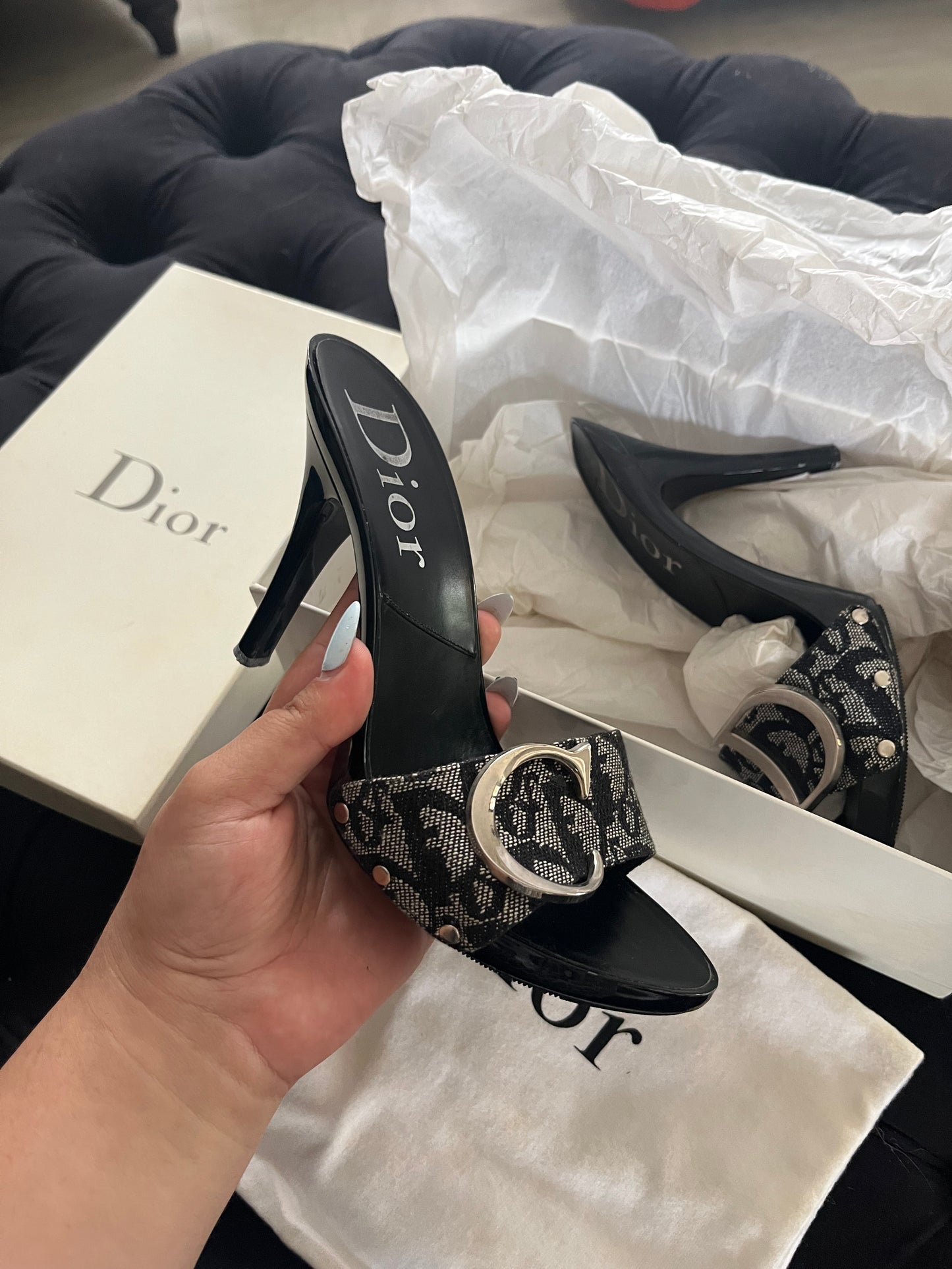 Authentic Vintage Dior CD Heels