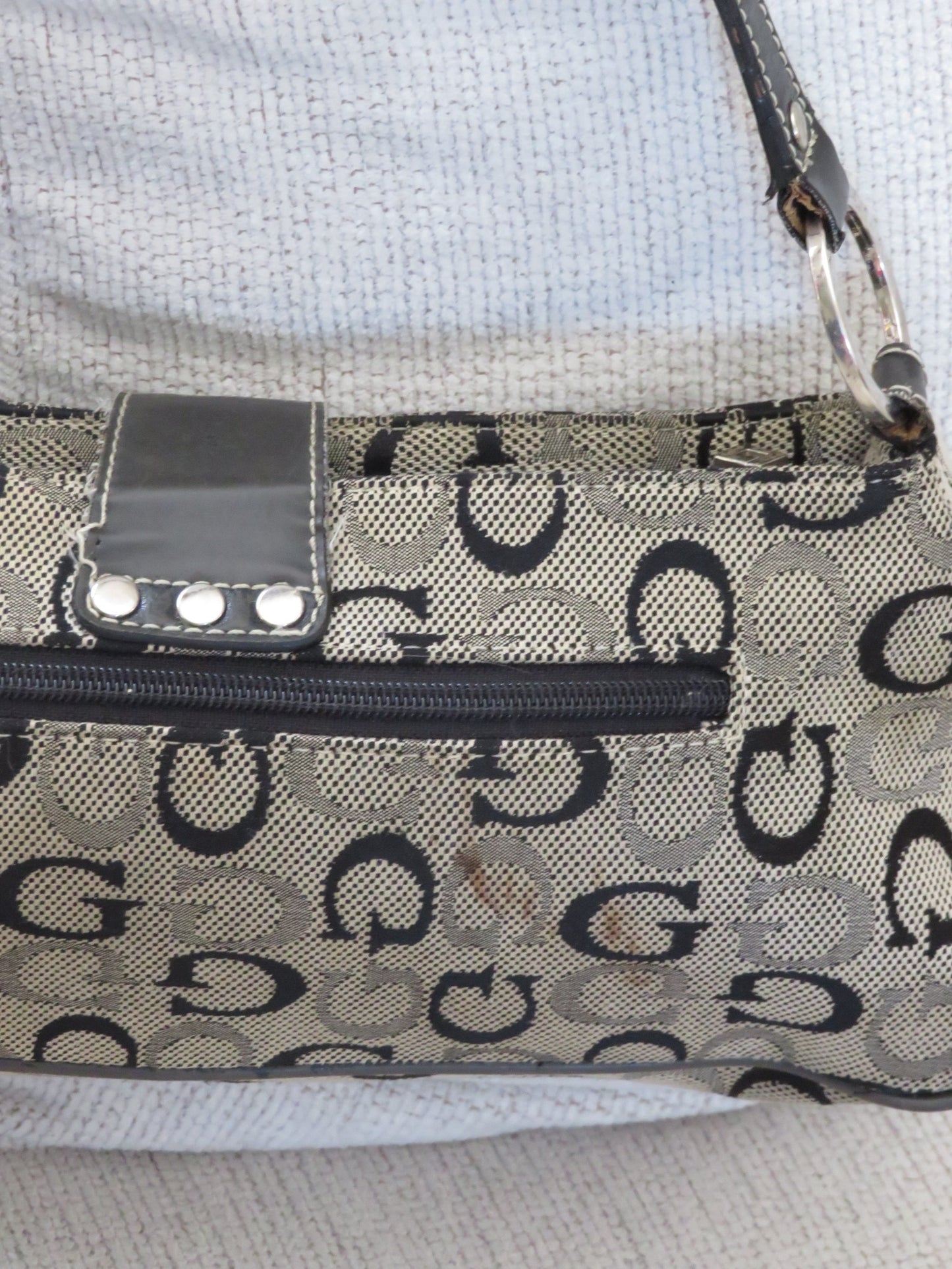 Black Monogram Guess Bag