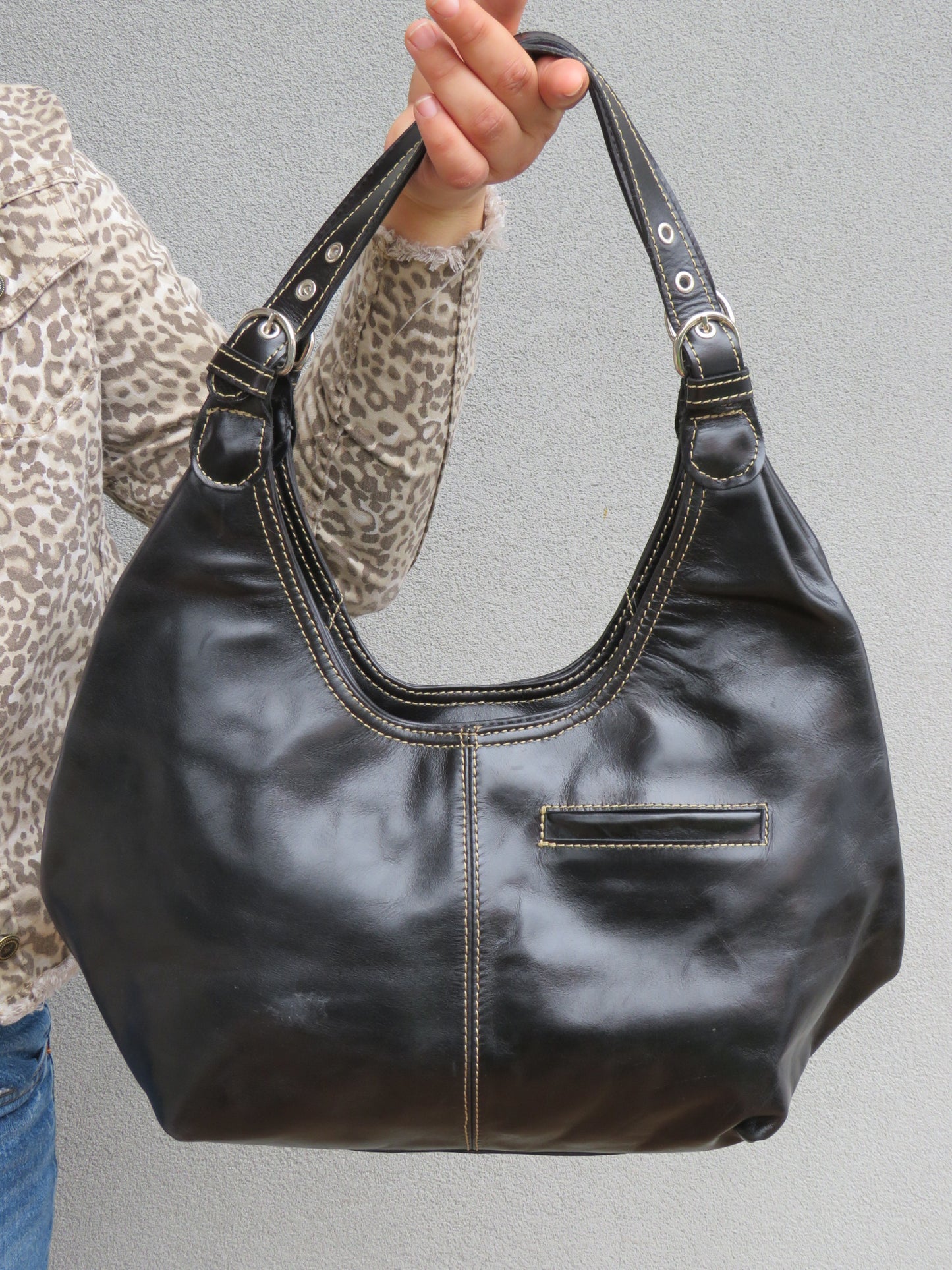 Black Slouchy Bag