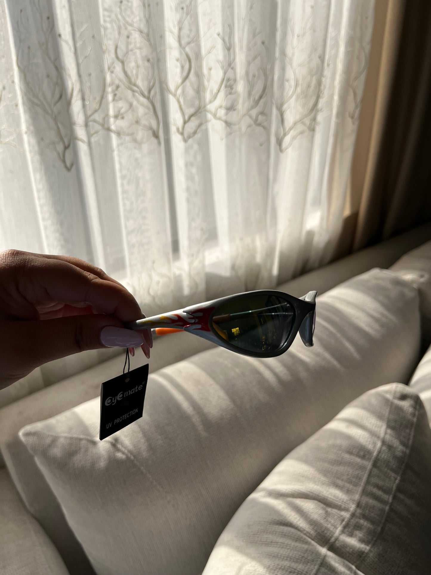 Chrome Silver Fire Speeddealer Sunglasses