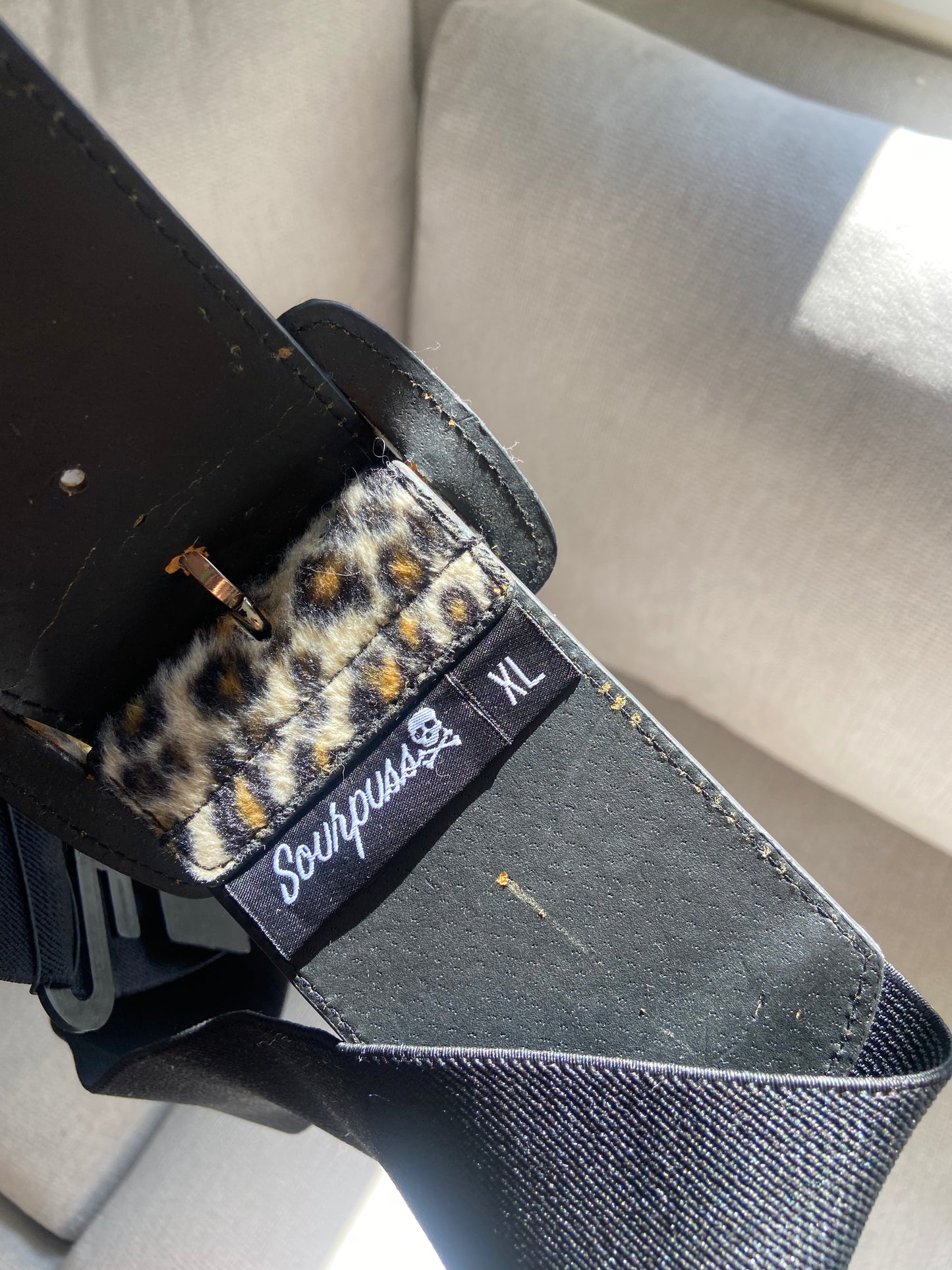 Leopard Print Belt