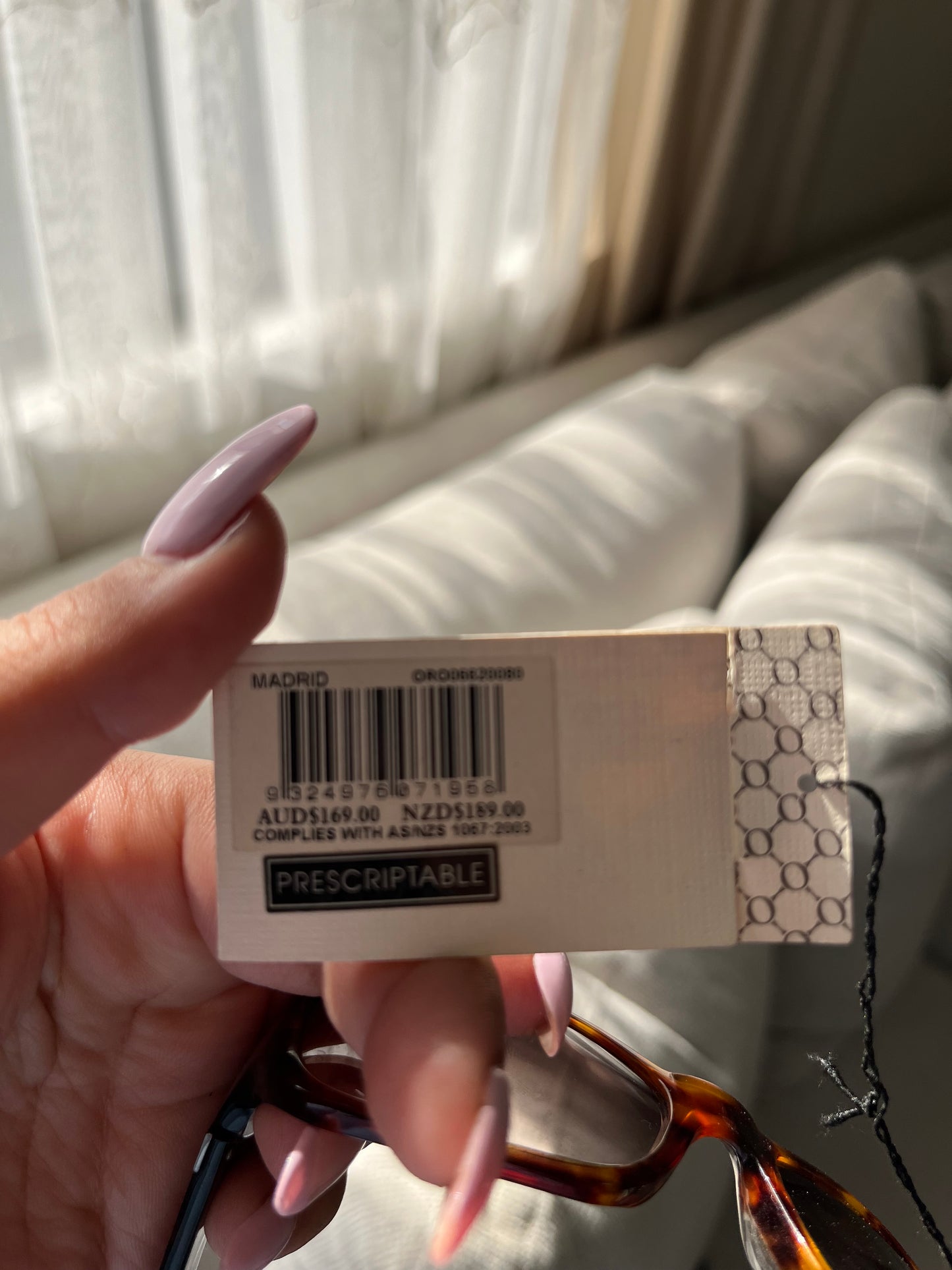 Tortoise Shell Oroton Sunglasses