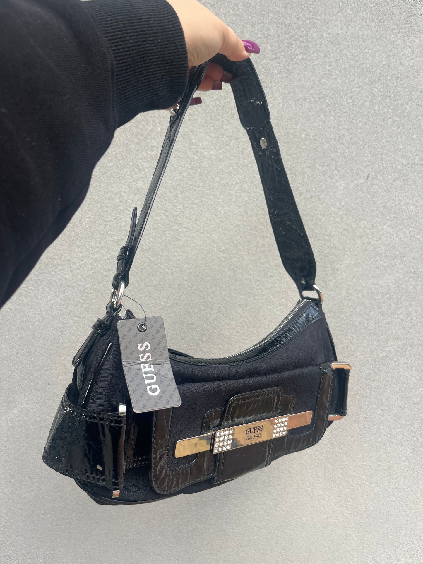 Vintage Guess Monogram Bag