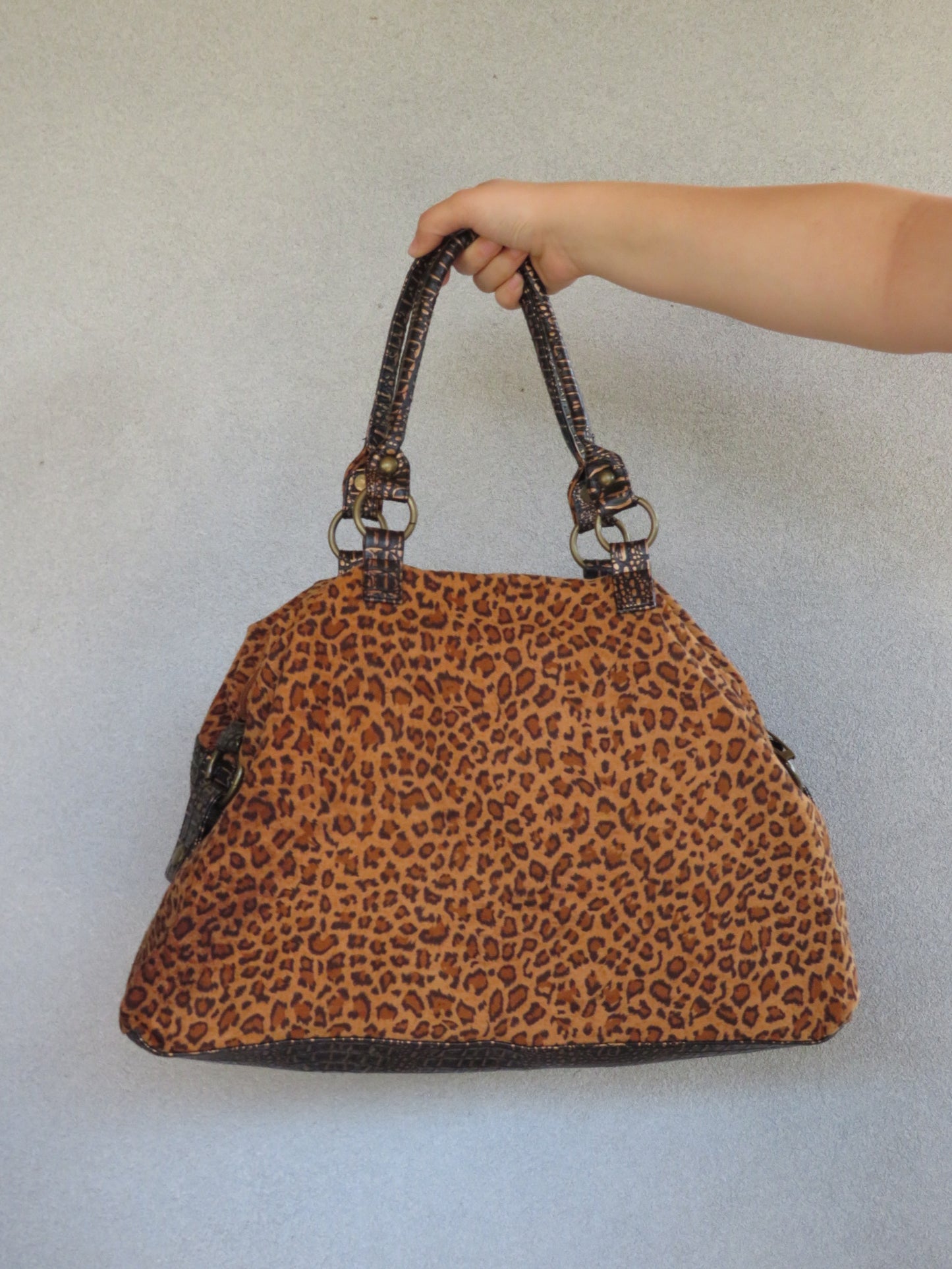Leopard Studded Bag