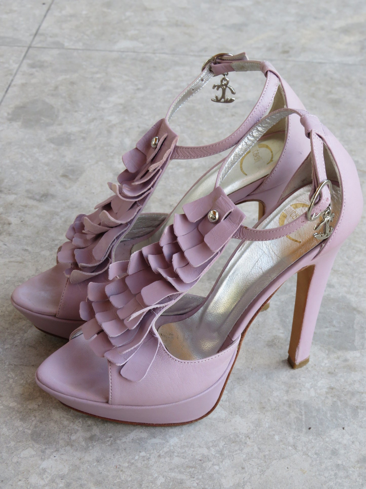 Just Cavalli Ruffle Heels