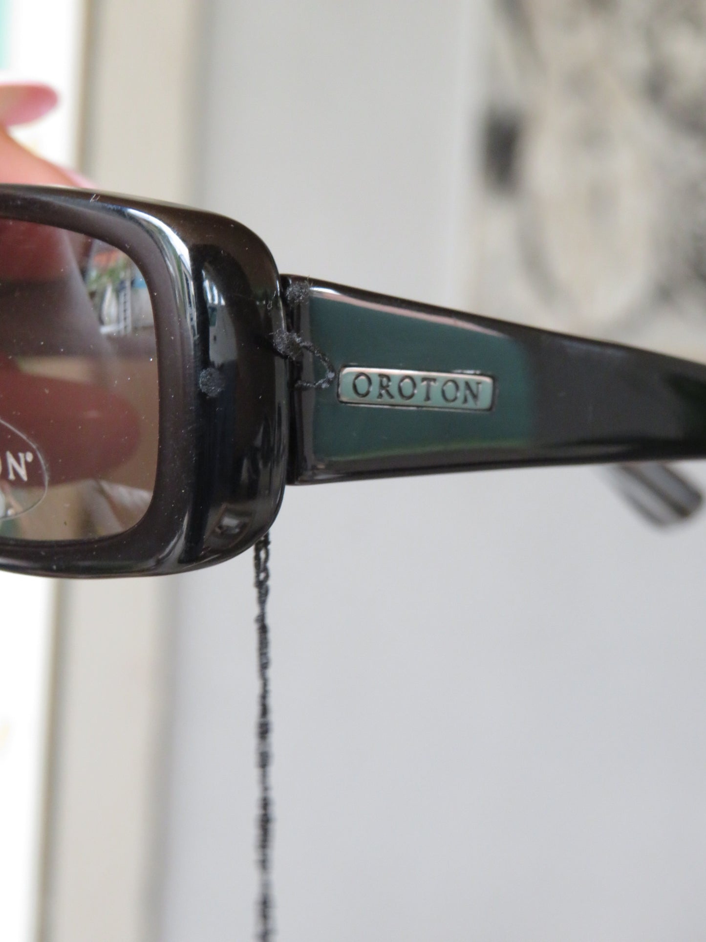 Black w/ Silver Oroton Sunglasses