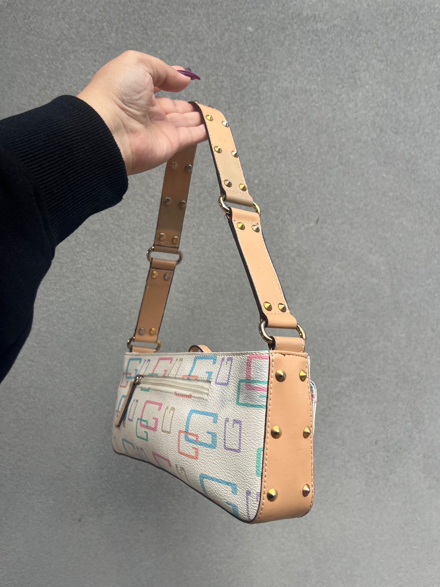 Multi-coloured Guess Monogram Bag