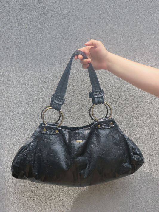 Vintage Jag Distressed Leather Bag