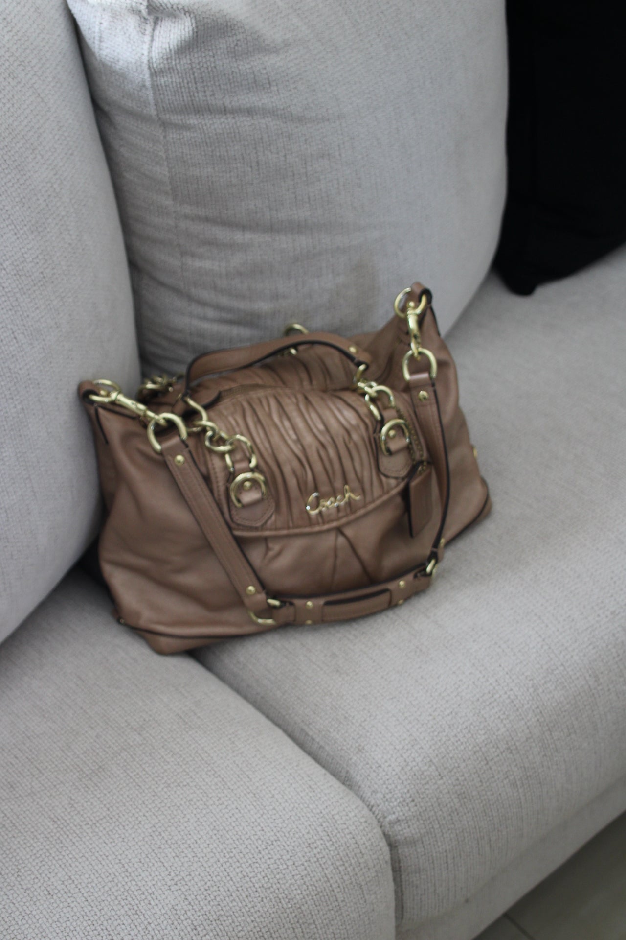 Coach Ashley Gathered Bag