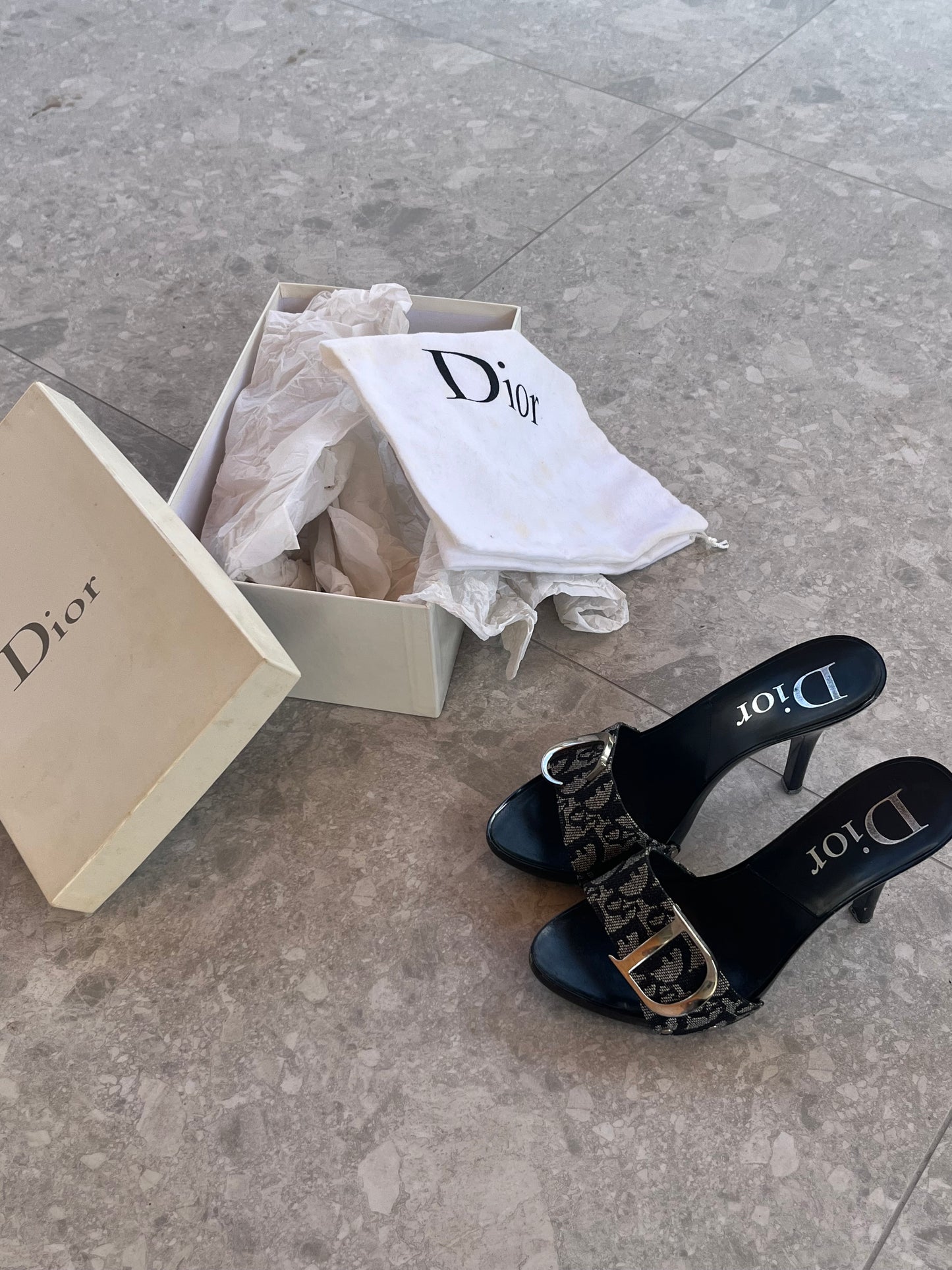Authentic Vintage Dior CD Heels