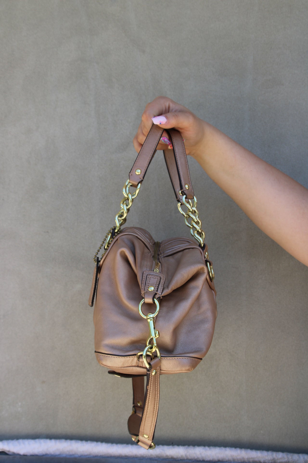 Coach Ashley Gathered Bag