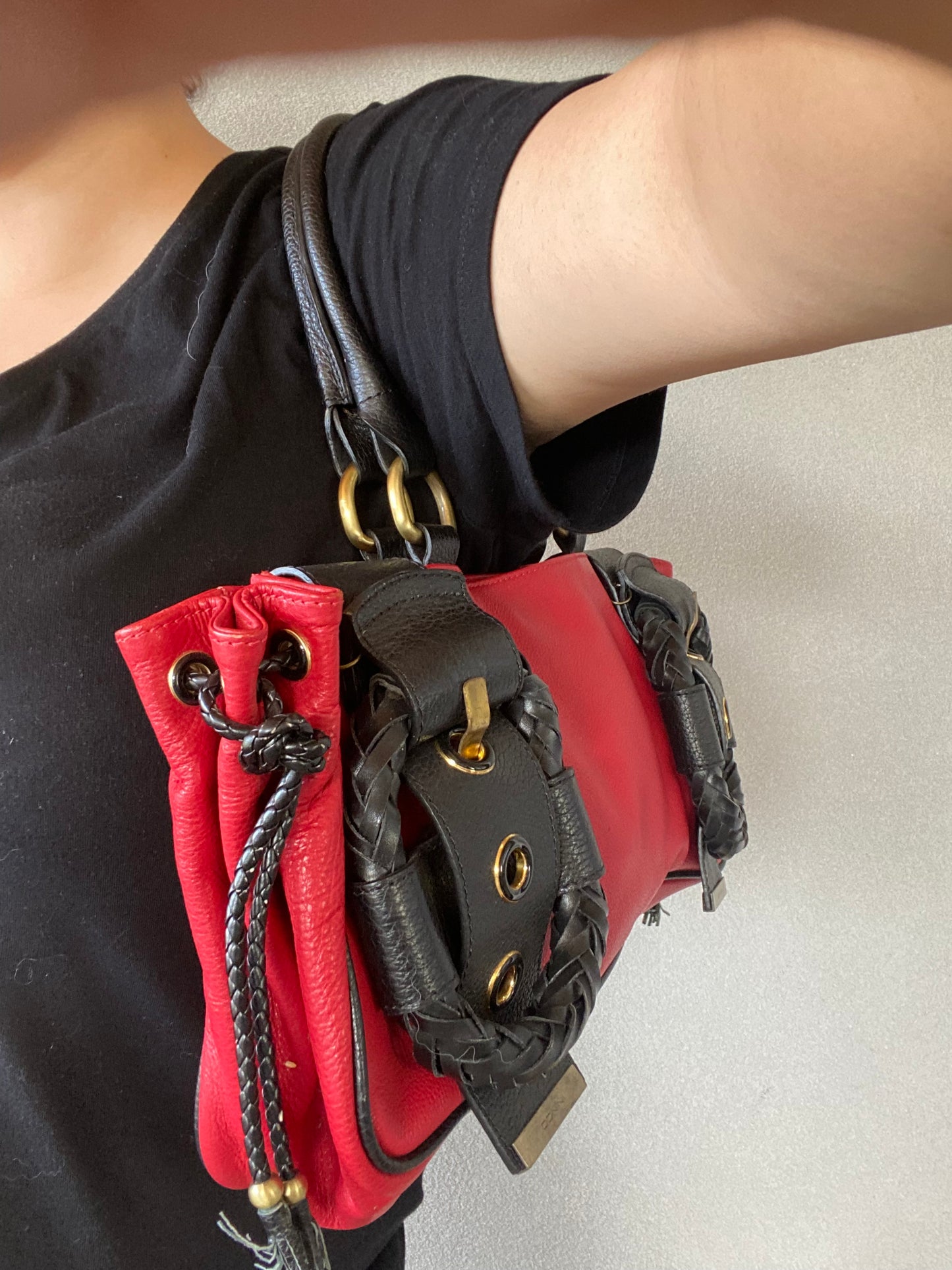 Red Buckle Bag