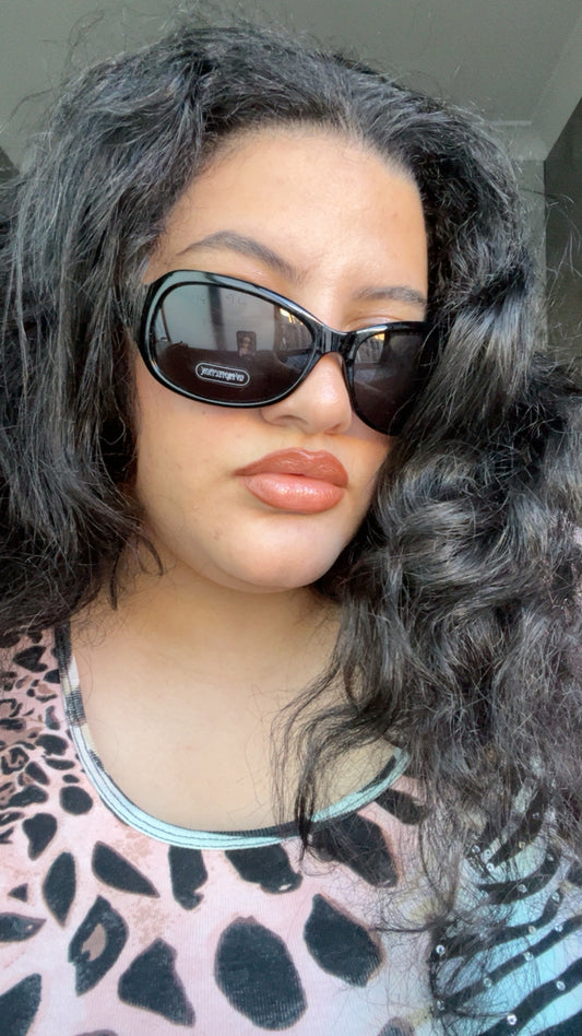 Round Black Sunglasses