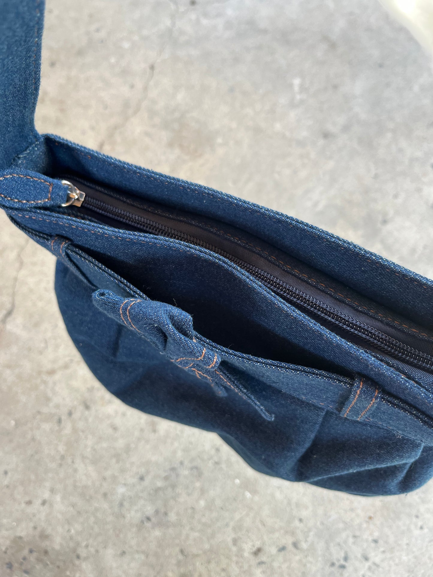 Denim Bow Bag